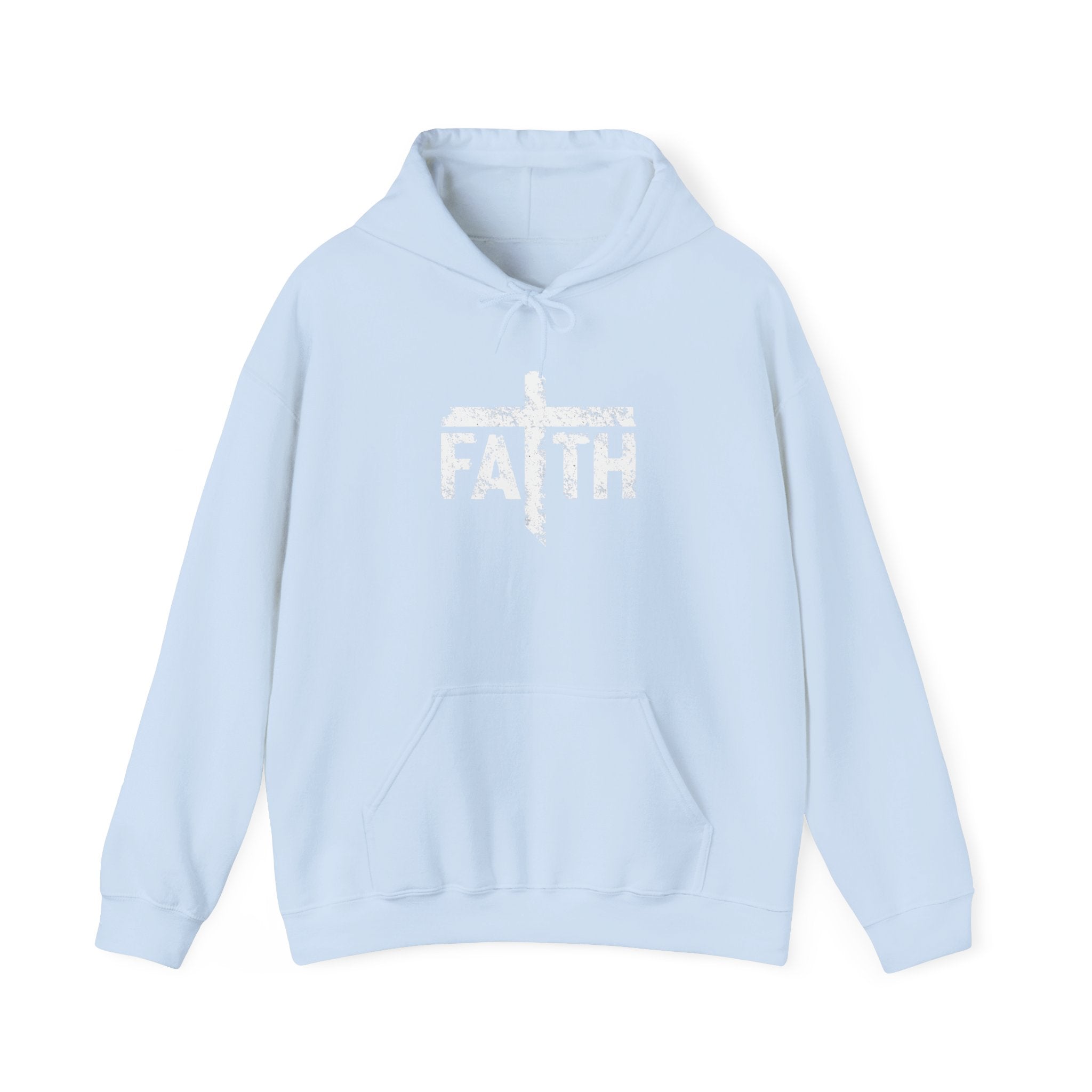 Faith Hoodie, Inspirational Sweatshirt for Men and Women, Cozy Pullover for Church, Gifts for Believers, Religious Apparel