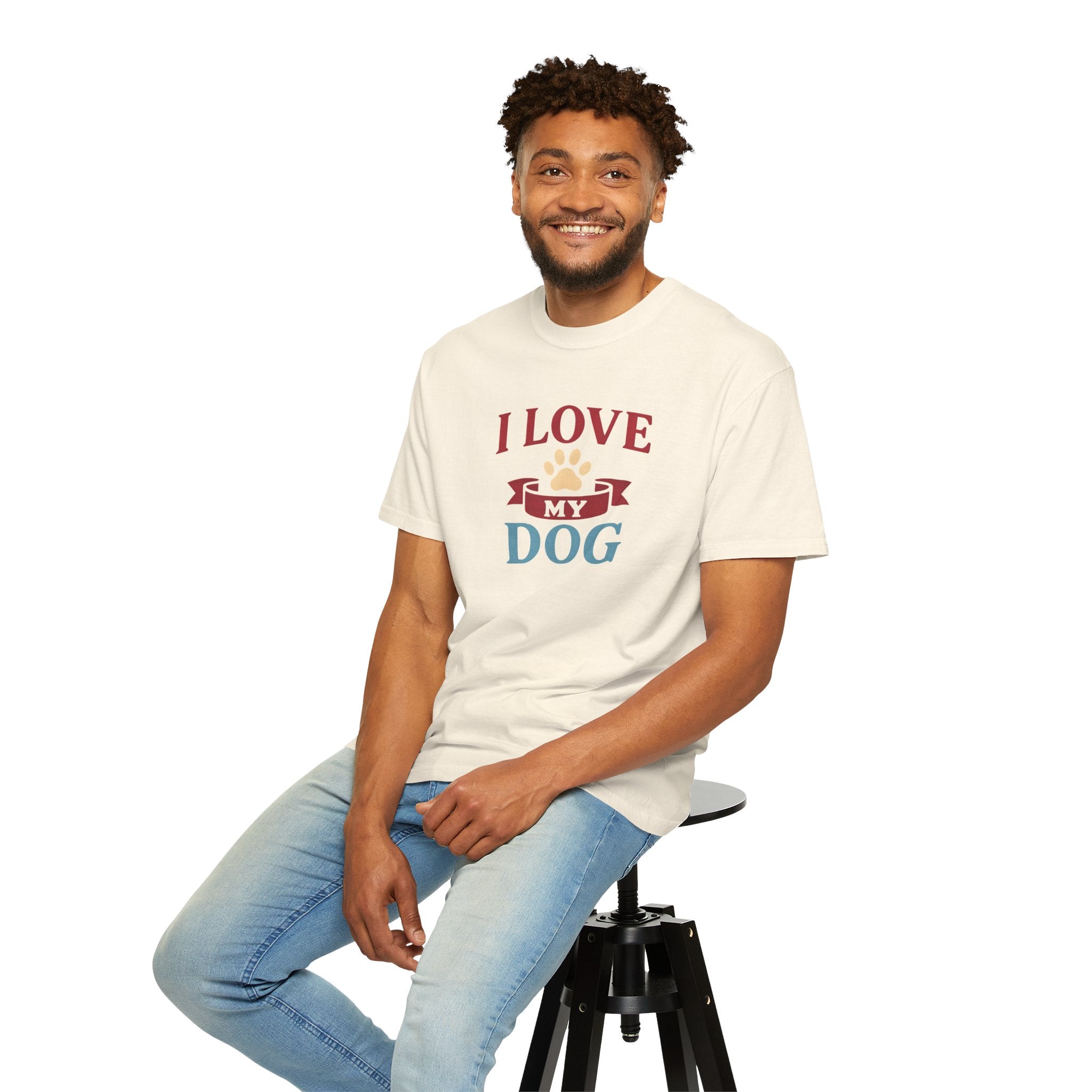 Dog Lover Unisex T-Shirt - I Love My Dog, Cute Pet Apparel, Gift for Dog Owners, Animal Lover Tee, Casual Everyday Style