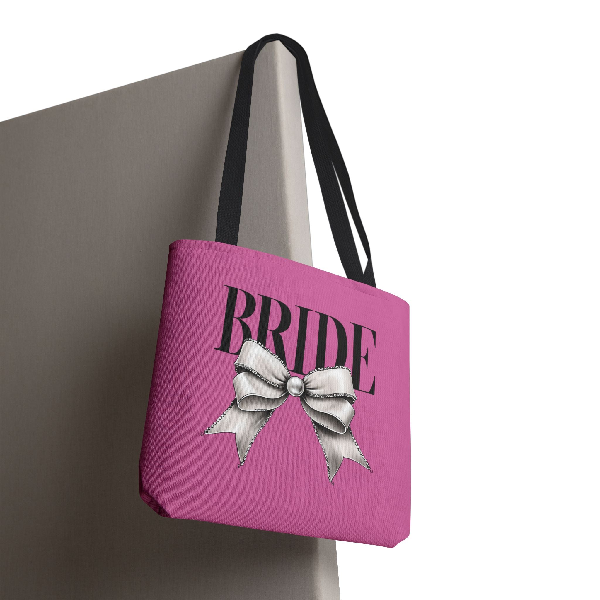 Bride Tote Bag with Bow Design
