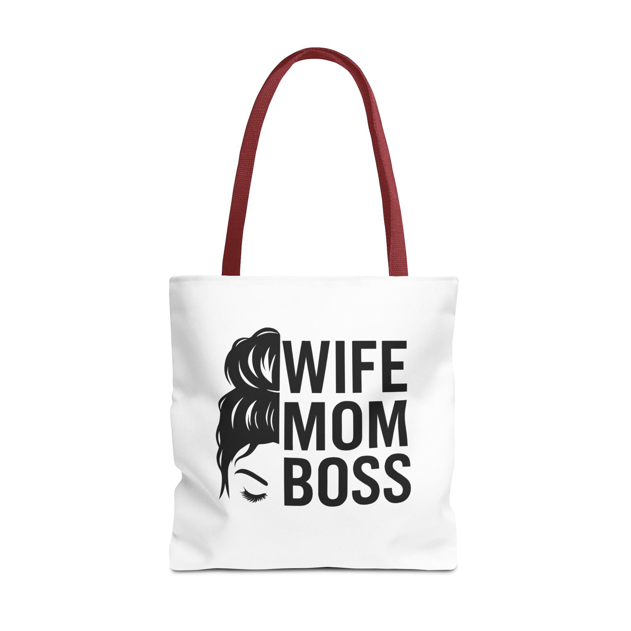 Wife Mom Boss Tote Bag - Chic, Durable Tote for Moms, Stylish Carry-All, Gift for Mother's Day, Work, and Everyday Use