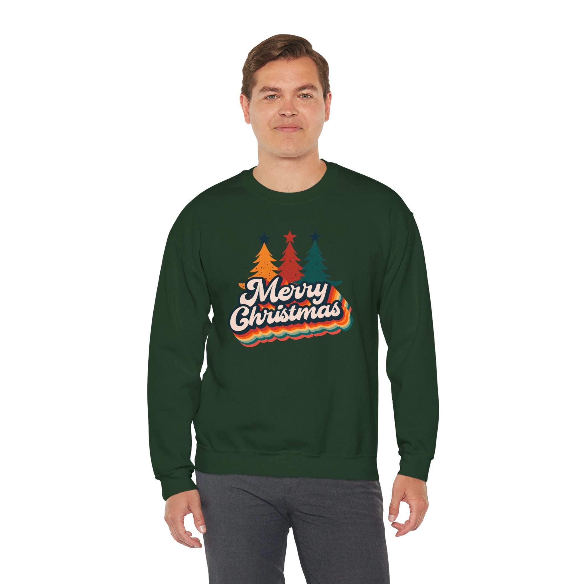 Merry Christmas Sweatshirt - Unisex Heavy Blend Crewneck