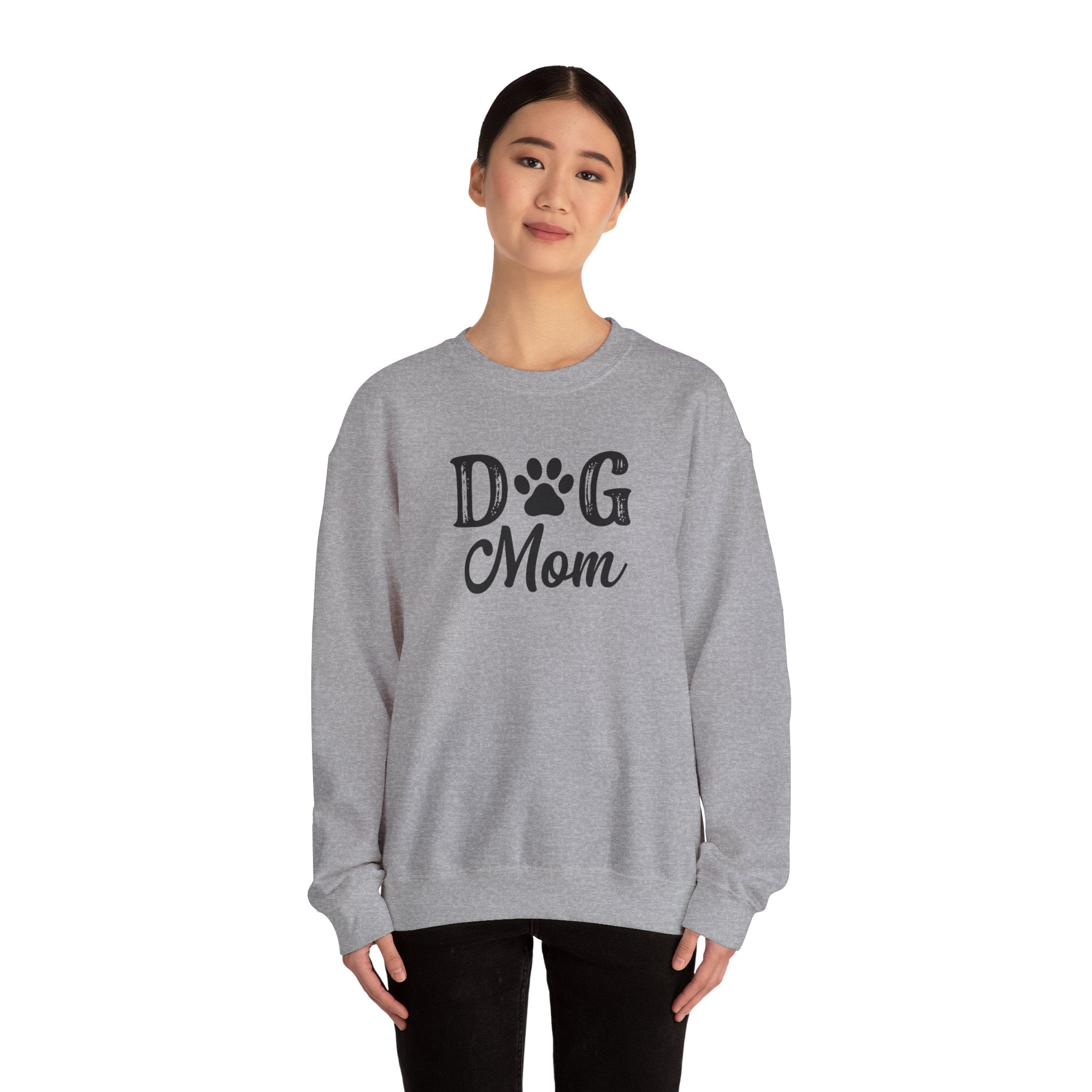 Dog Mom Crewneck Sweatshirt - Cozy Gift for Pet Lovers