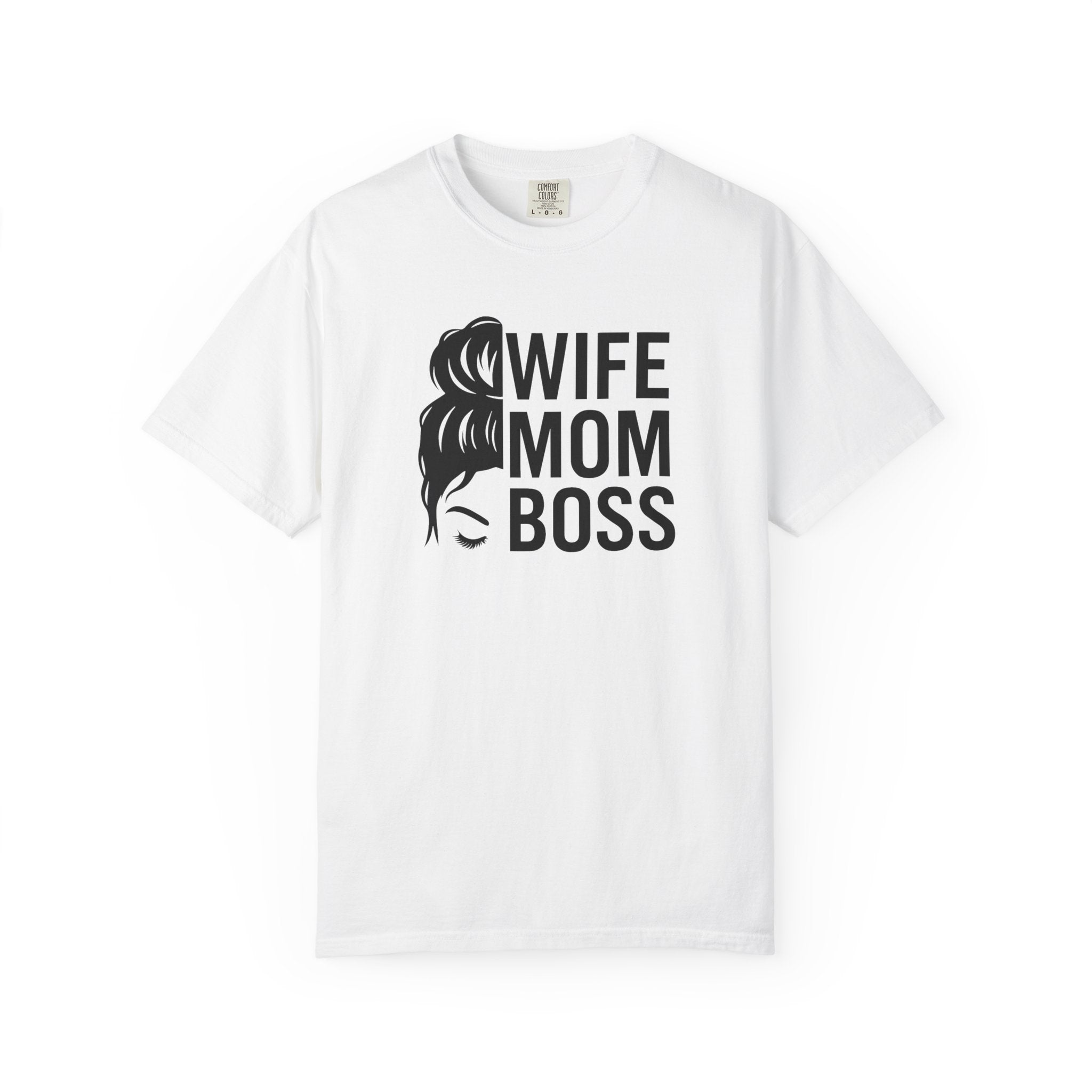 Wife Mom Boss T-Shirt, Unisex Tee for Moms, Gift for New Moms, Casual Outfit, Mother's Day Gift