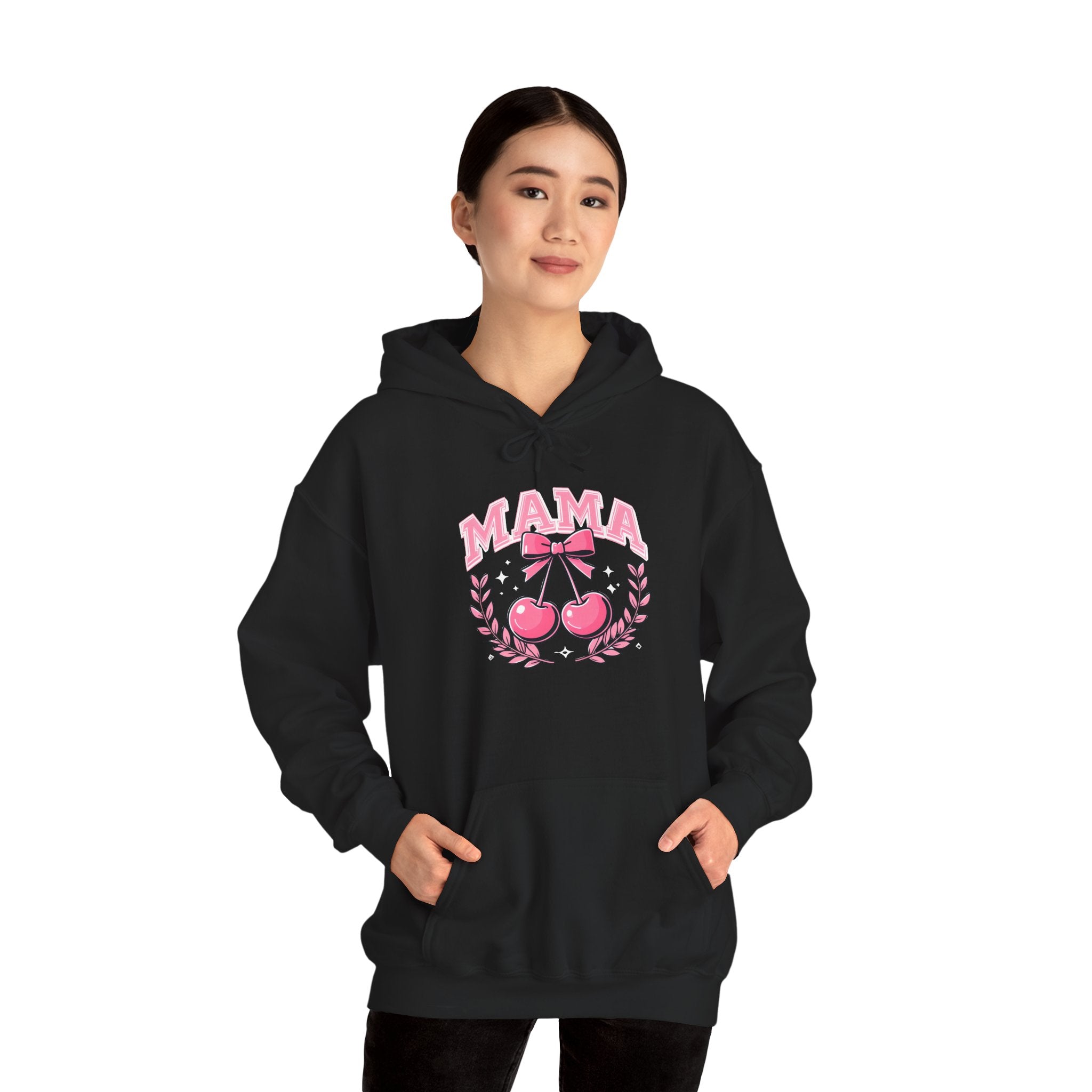 Mama Cherries Hoodie - Cozy Sweatshirt for Moms, Mother's Day Gift, Cute Family Wear, Comfortable Casual Outfit
