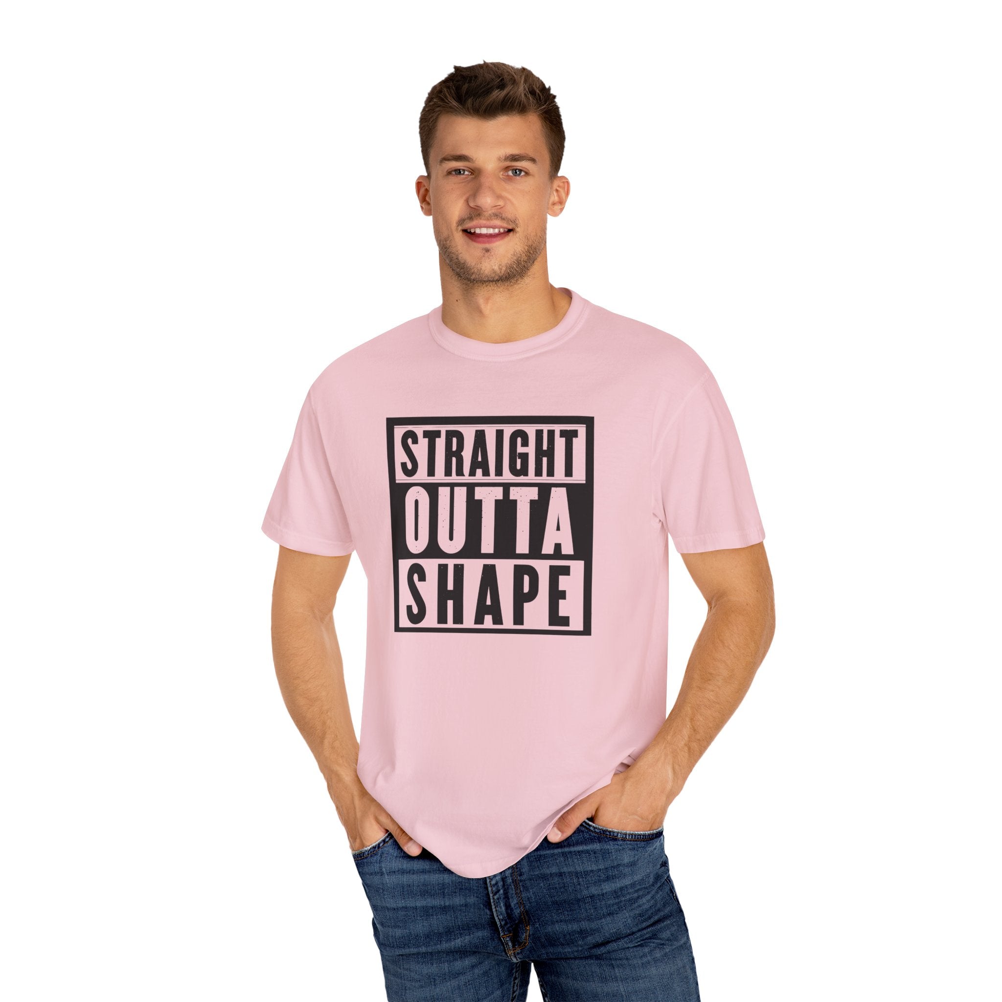 Shape Distorted Unisex Garment-Dyed T-shirt