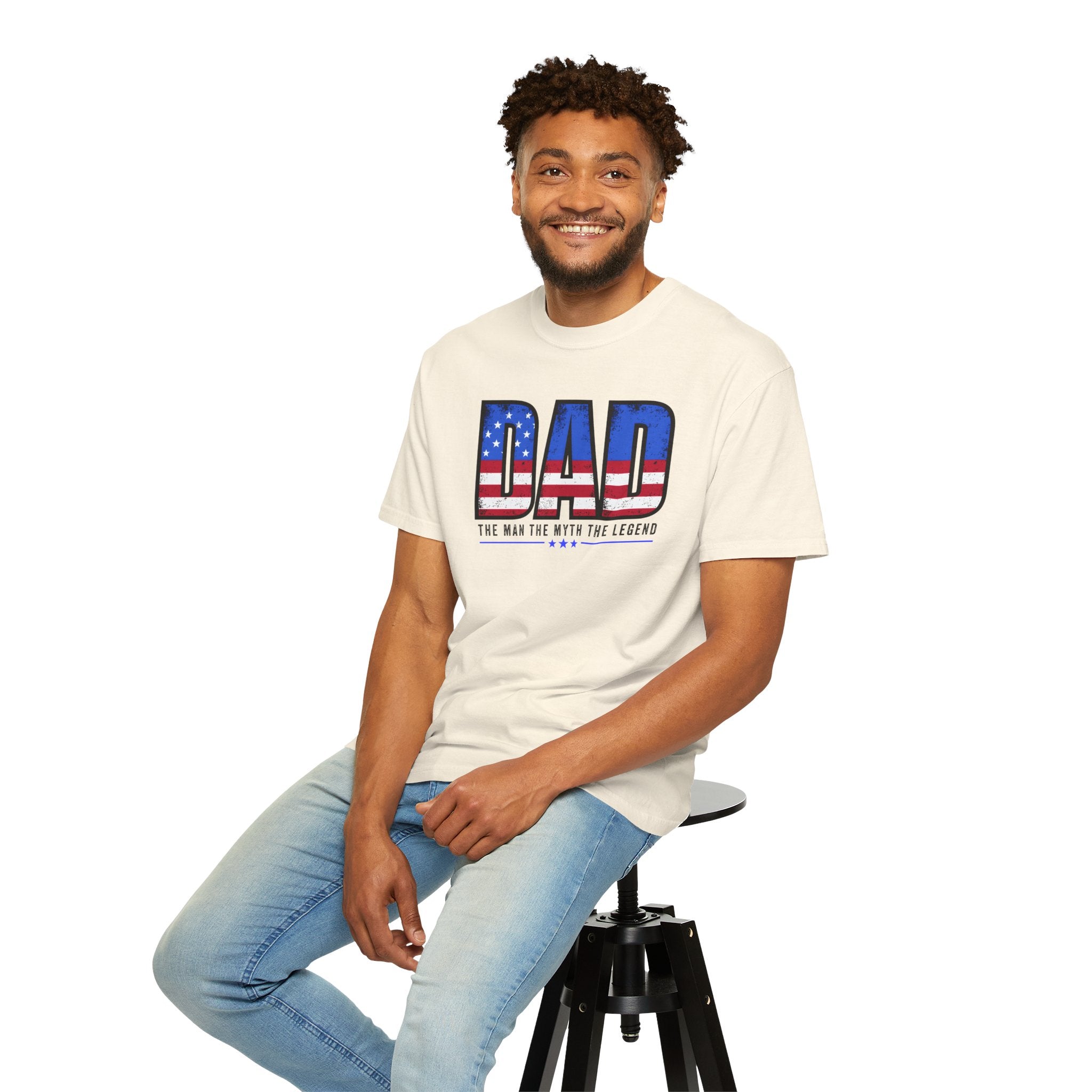 Unisex Garment-Dyed T-shirt Dad the man