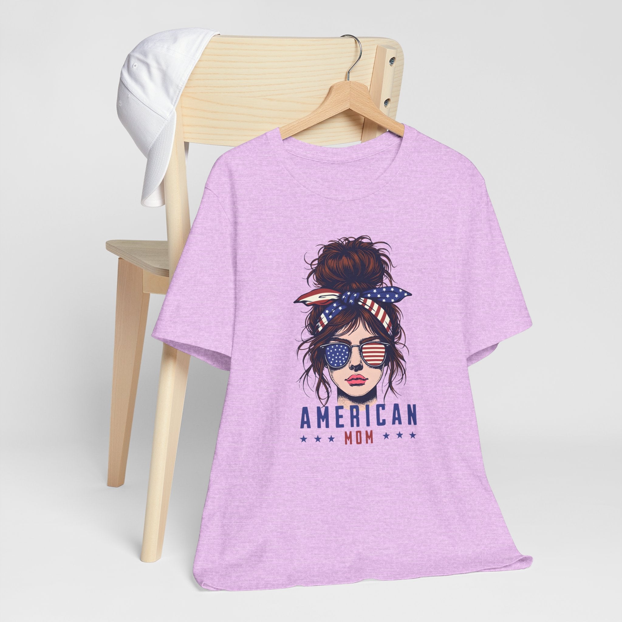 American Mom T-Shirt – Patriotic Mom Graphic Tee