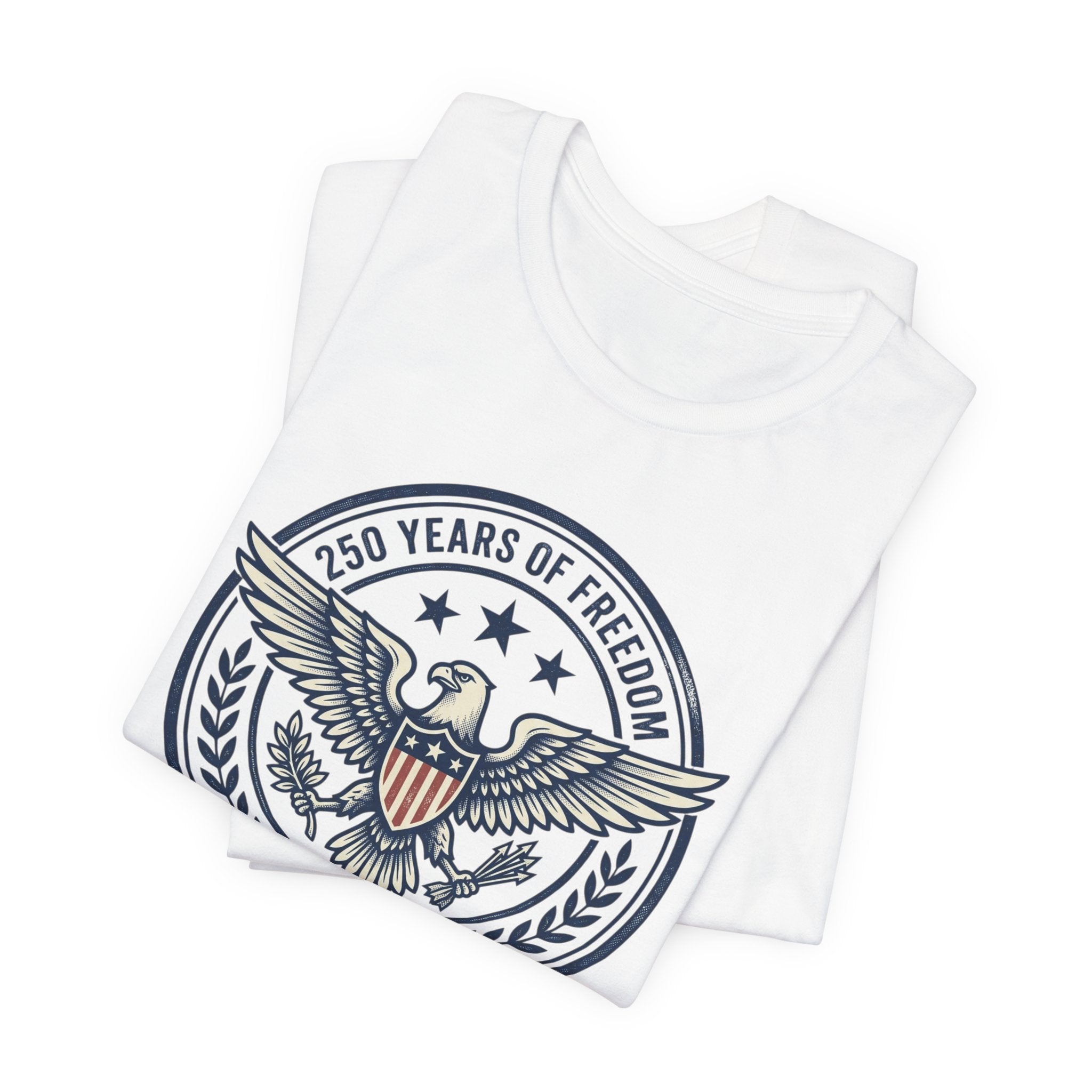 1776–2026 Eagle Crest T-Shirt | Retro Americana 4th of July, Stars & Stripes