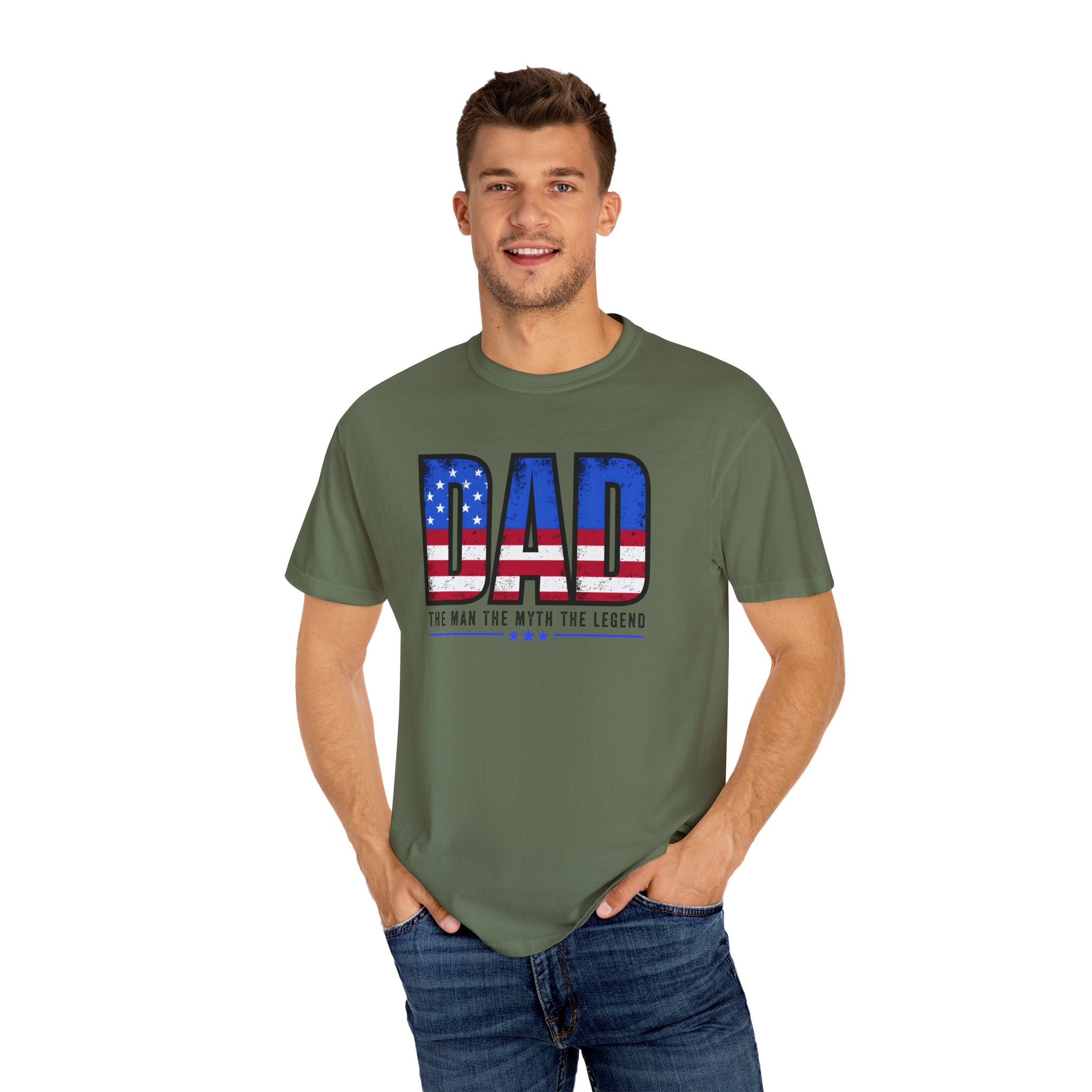 Unisex Garment-Dyed T-shirt Dad the man