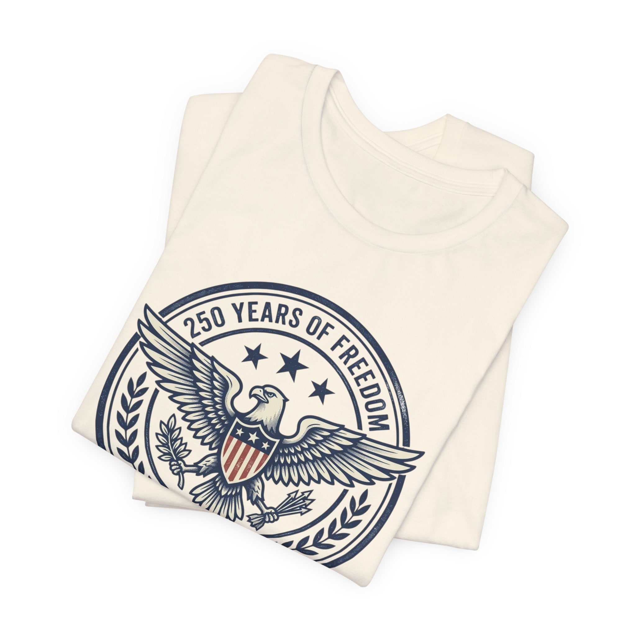 1776–2026 Eagle Crest T-Shirt | Retro Americana 4th of July, Stars & Stripes