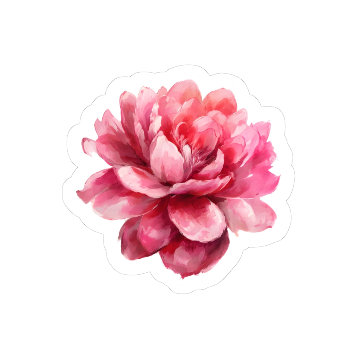 Beautiful Floral Kiss-Cut Stickers for Laptops and Decor