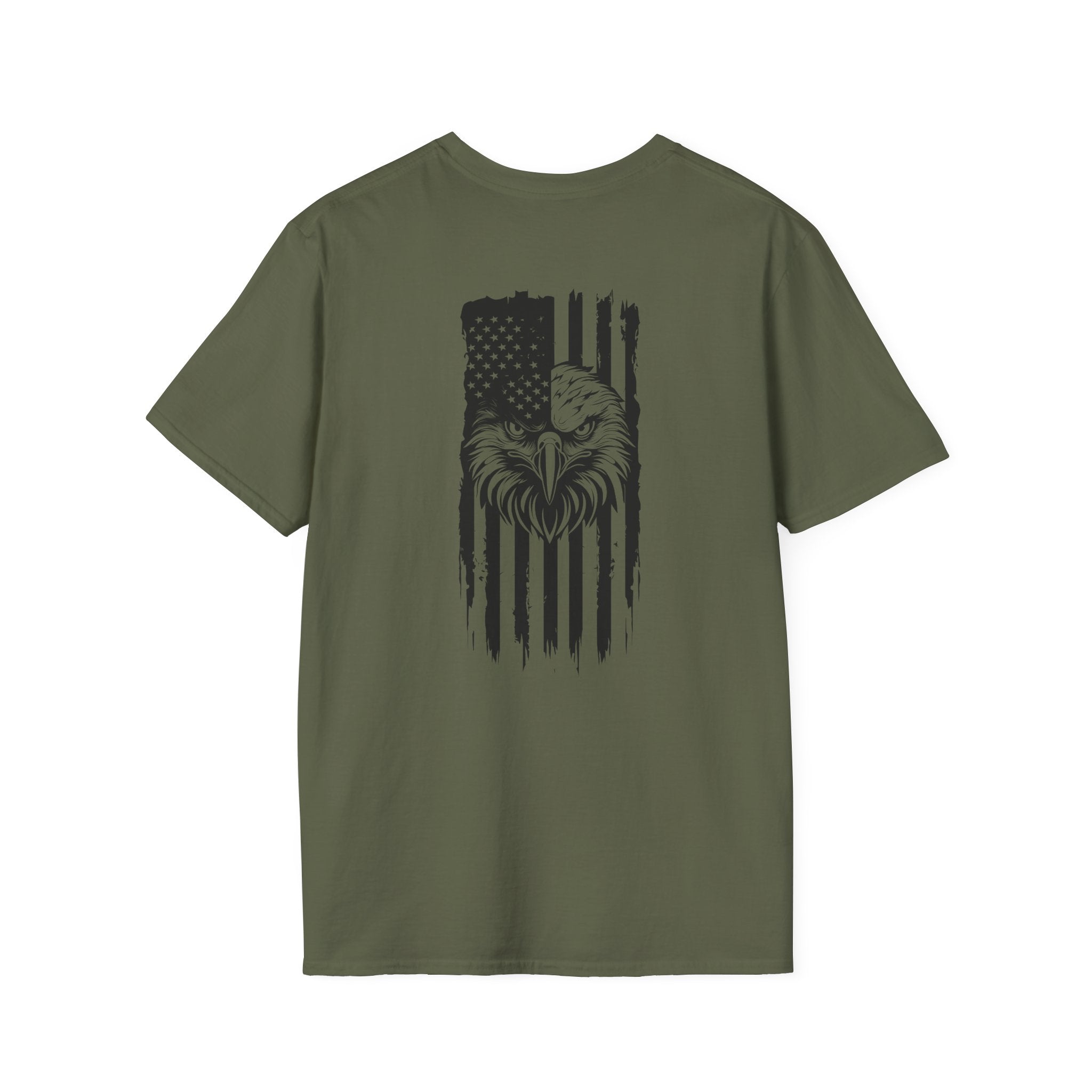 Patriotic Eagle Graphic T-Shirt