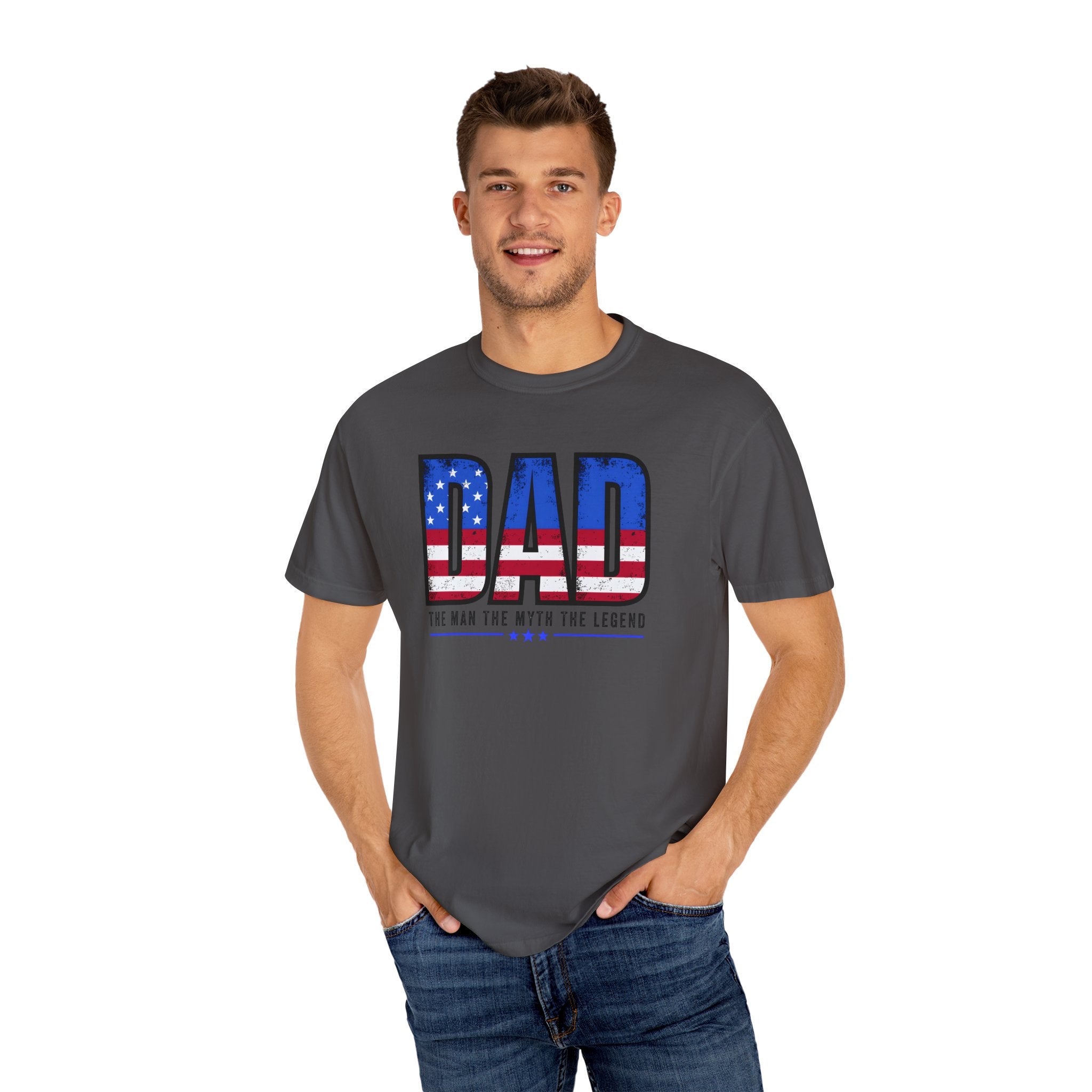 Unisex Garment-Dyed T-shirt Dad the man