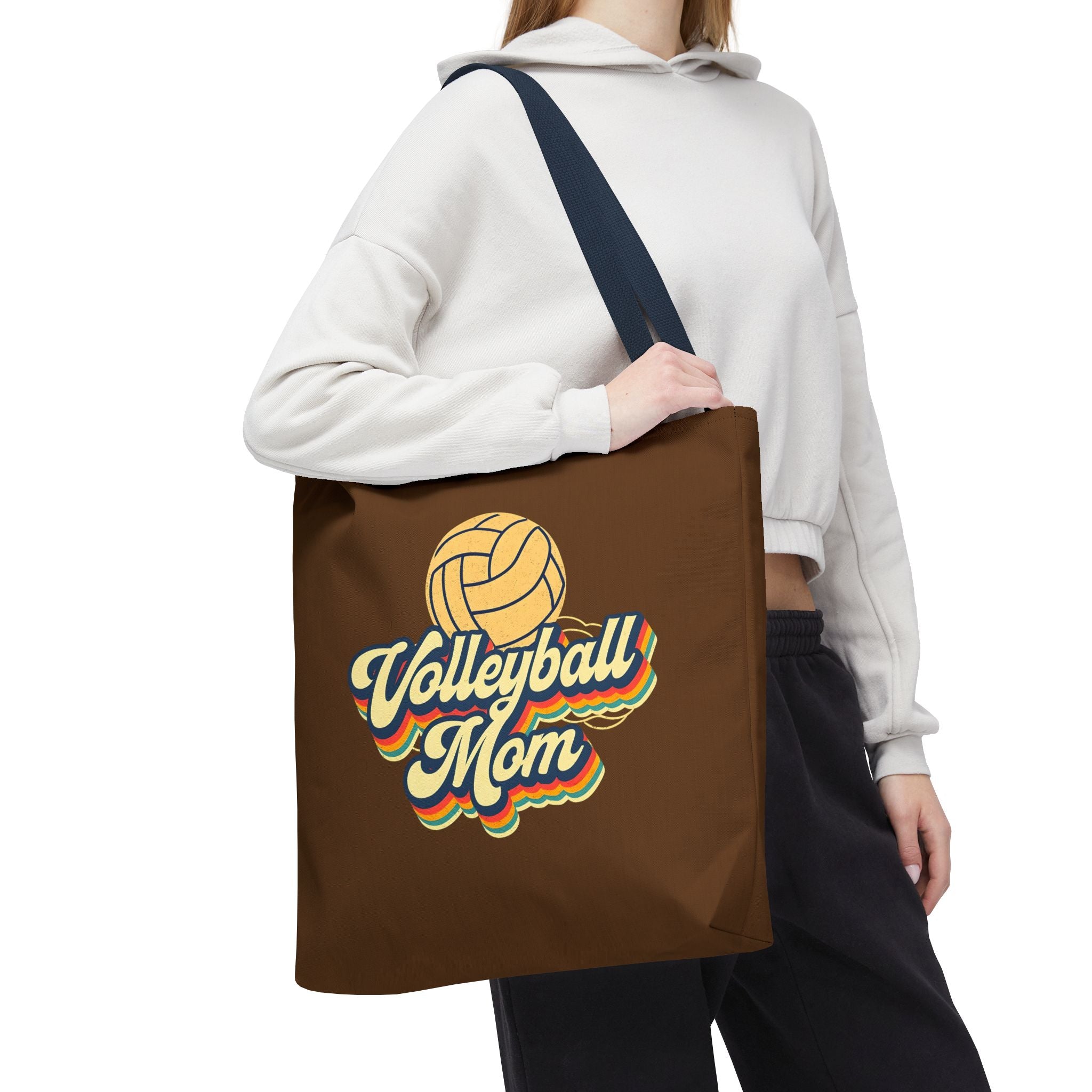 Volleyball Mom Tote Bag - Sports Mom Gift for Volleyball Matches and Games