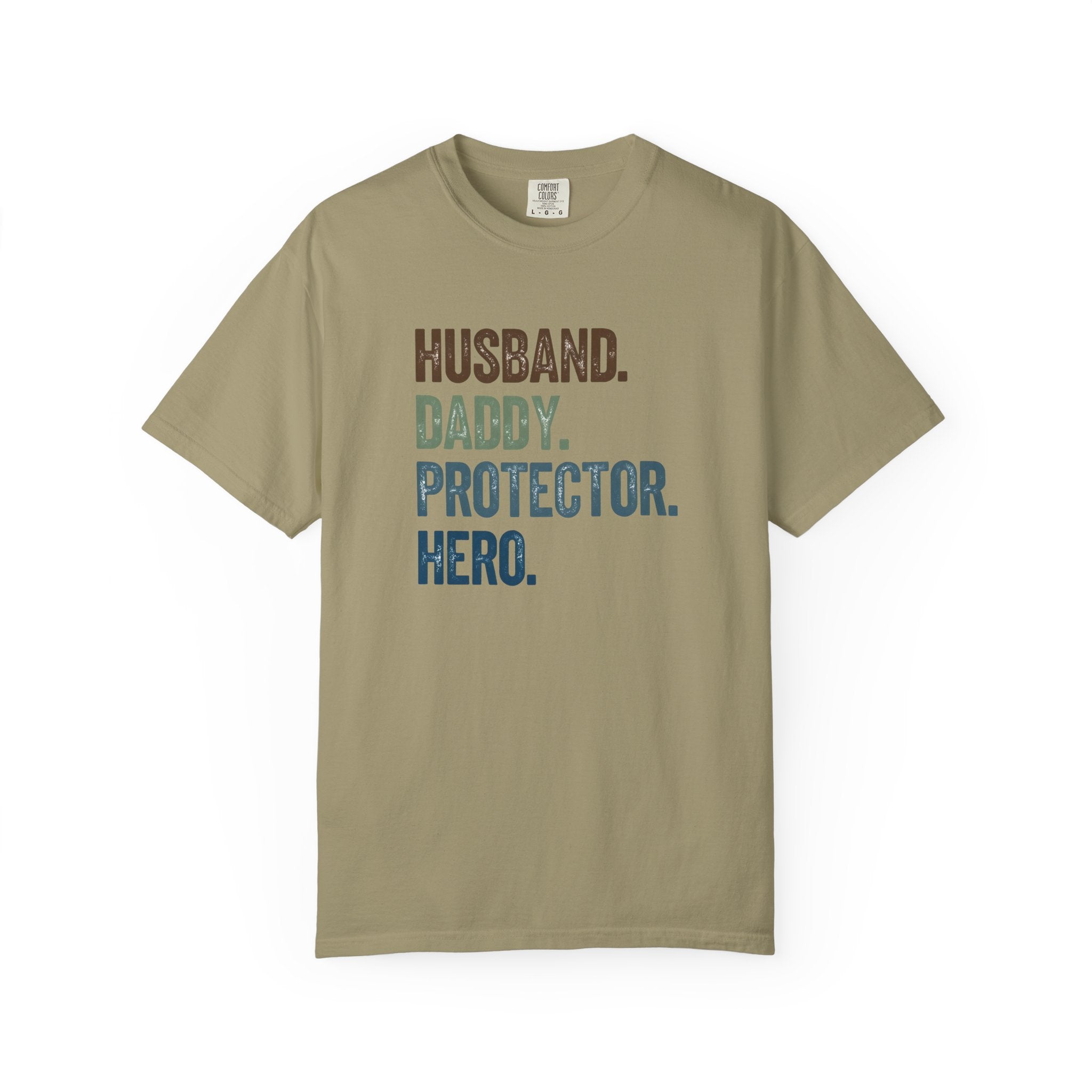 Hero Dad T-shirt, Unisex Garment-Dyed Tee for Fathers, Perfect Father's Day Gift, Casual Wear, Family Celebration