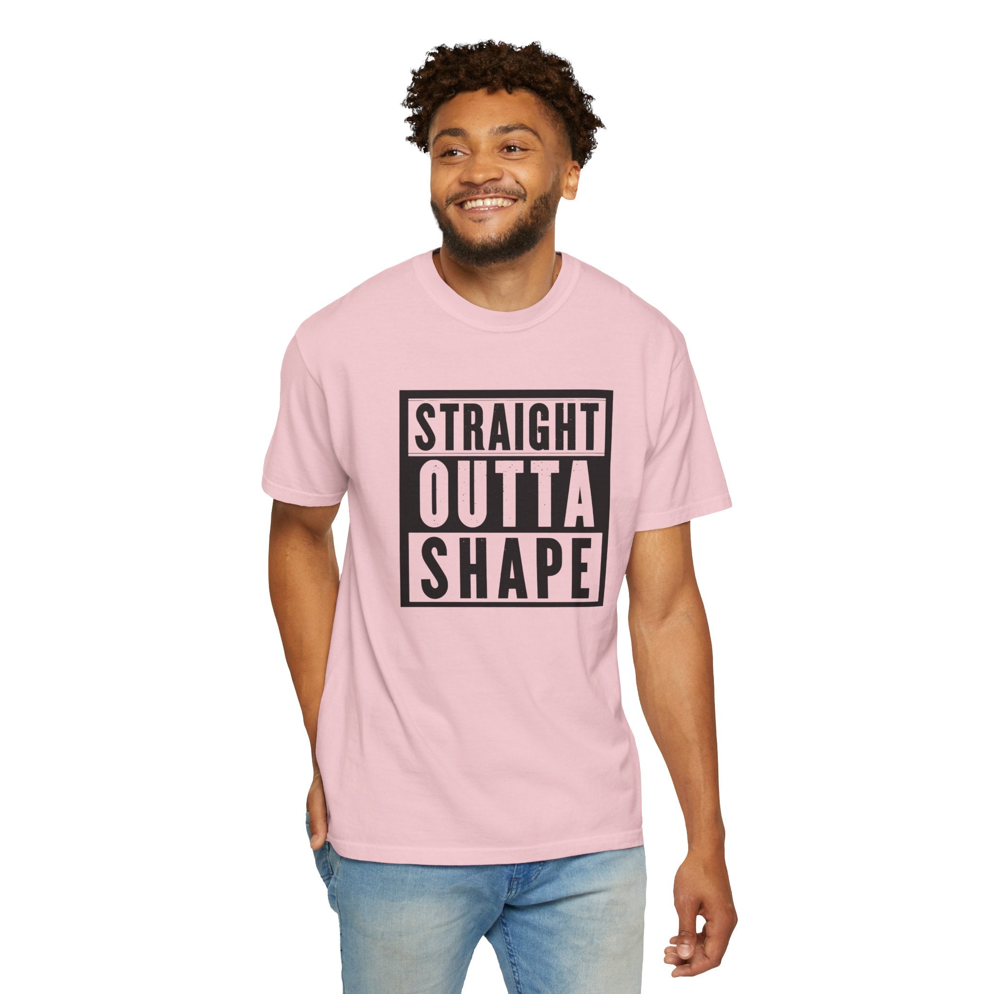 Shape Distorted Unisex Garment-Dyed T-shirt