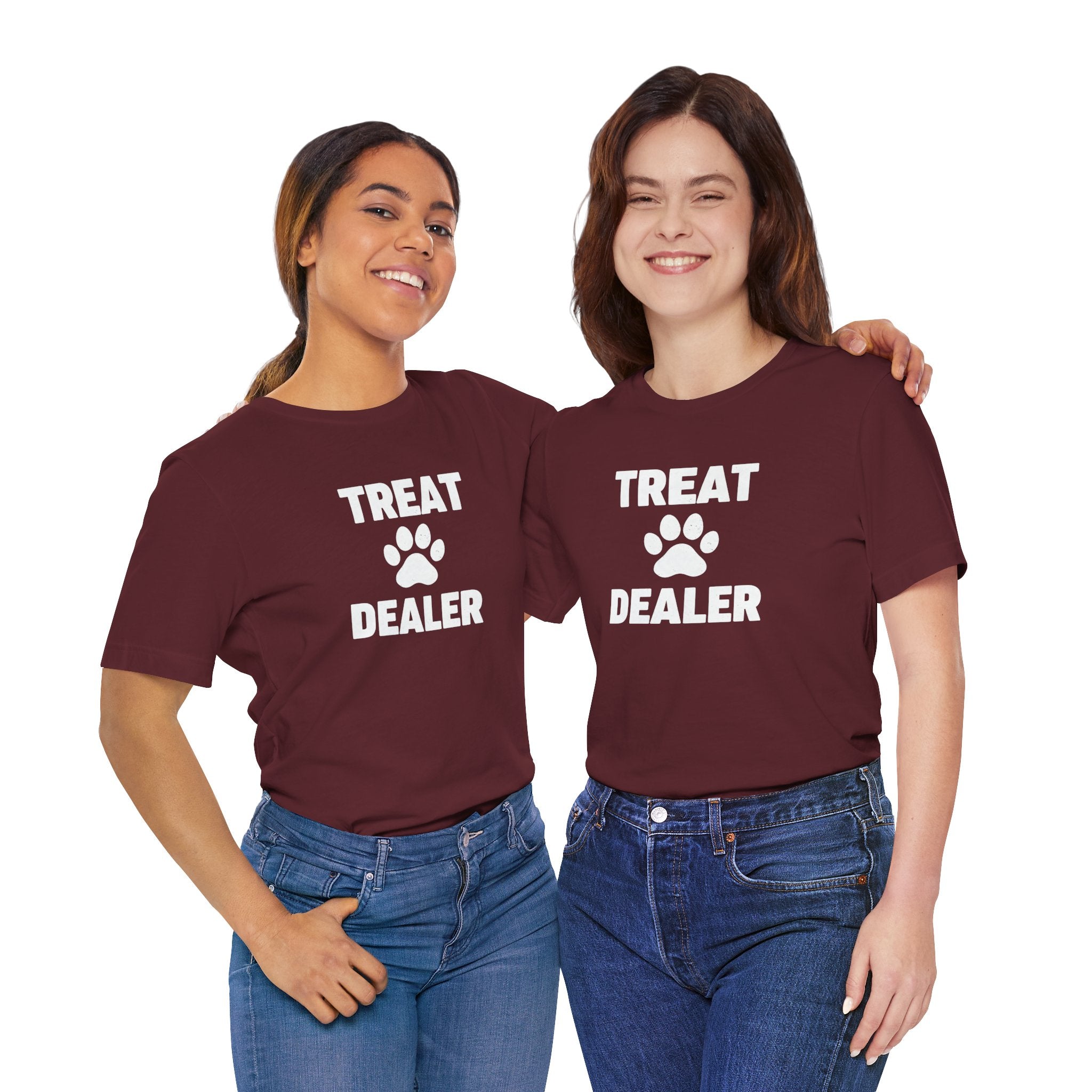 Treat Dealer T-Shirt — Funny Paw Print Tee for Dog Lovers