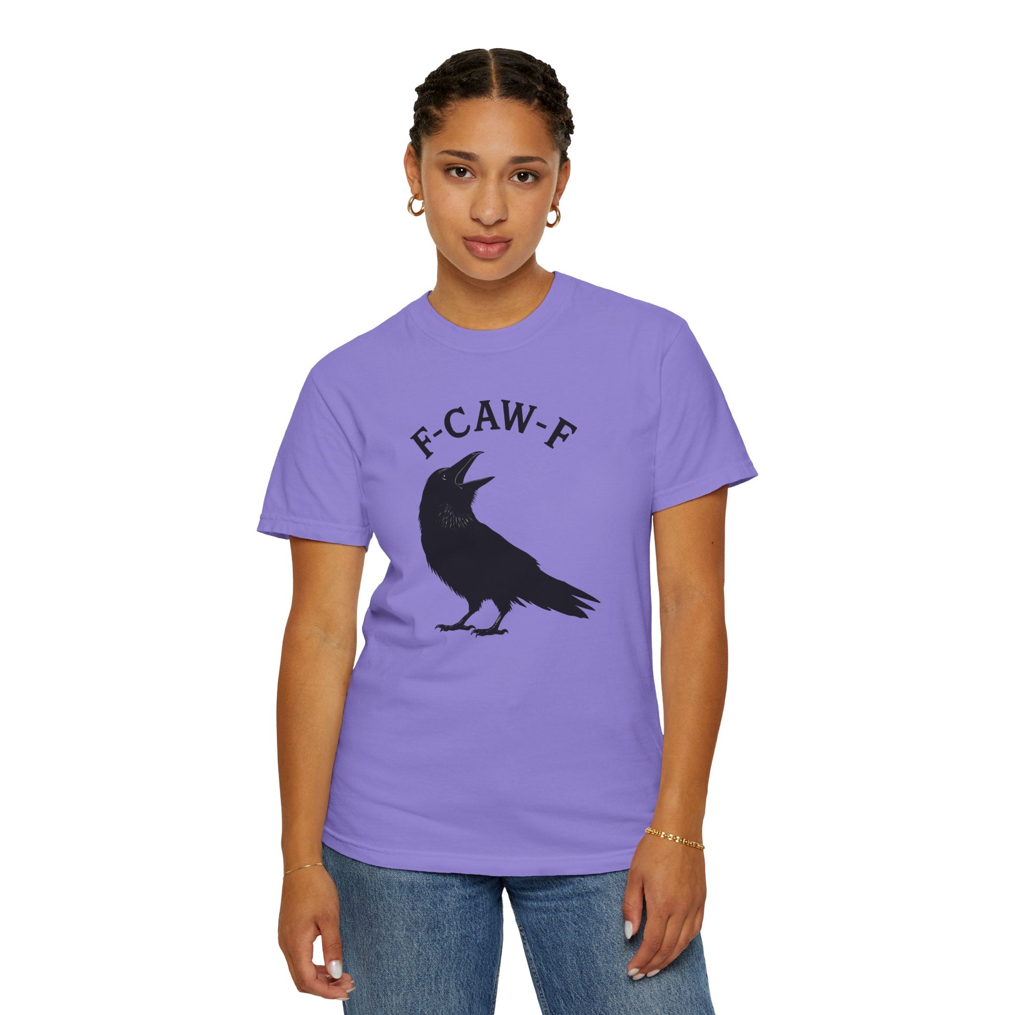 F-Caw-F Unisex Garment-Dyed T-Shirt