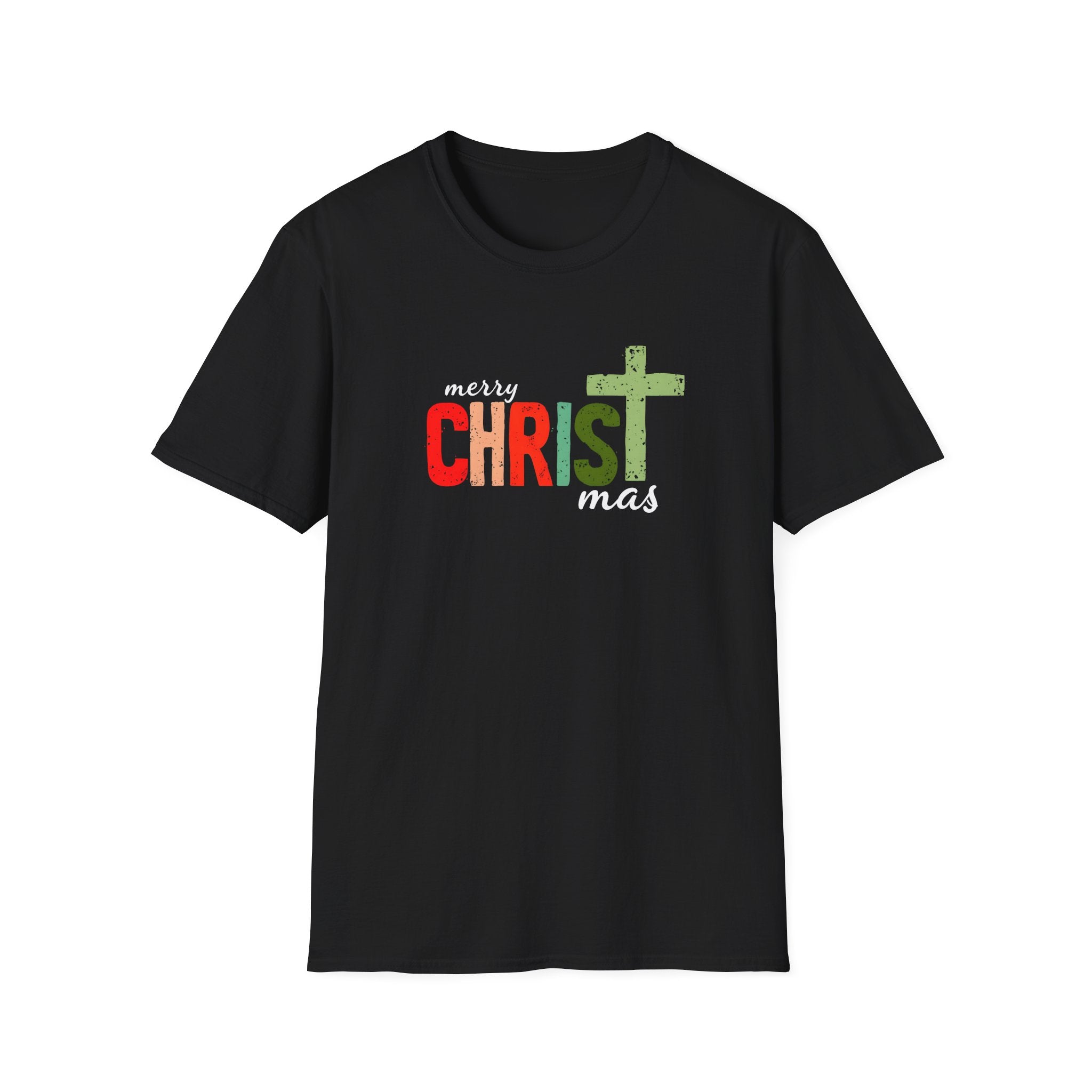Merry Christmas Unisex T-Shirt, Holiday Tee, Faith-Based Gift, Family Christmas Shirt, Casual Christmas Wear, Christian Apparel