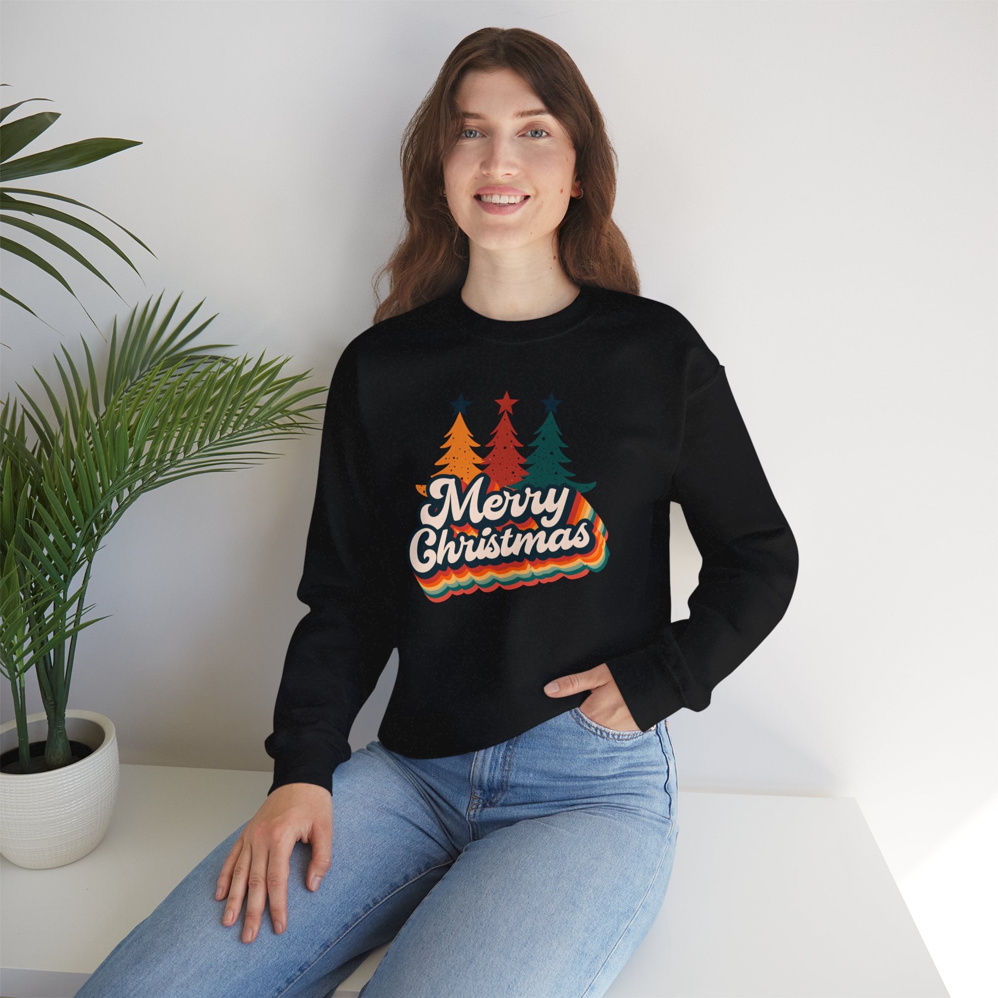 Merry Christmas Sweatshirt - Unisex Heavy Blend Crewneck