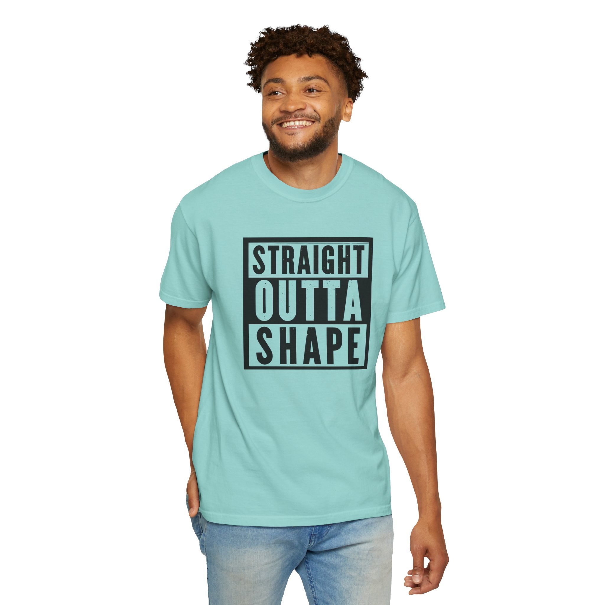 Shape Distorted Unisex Garment-Dyed T-shirt