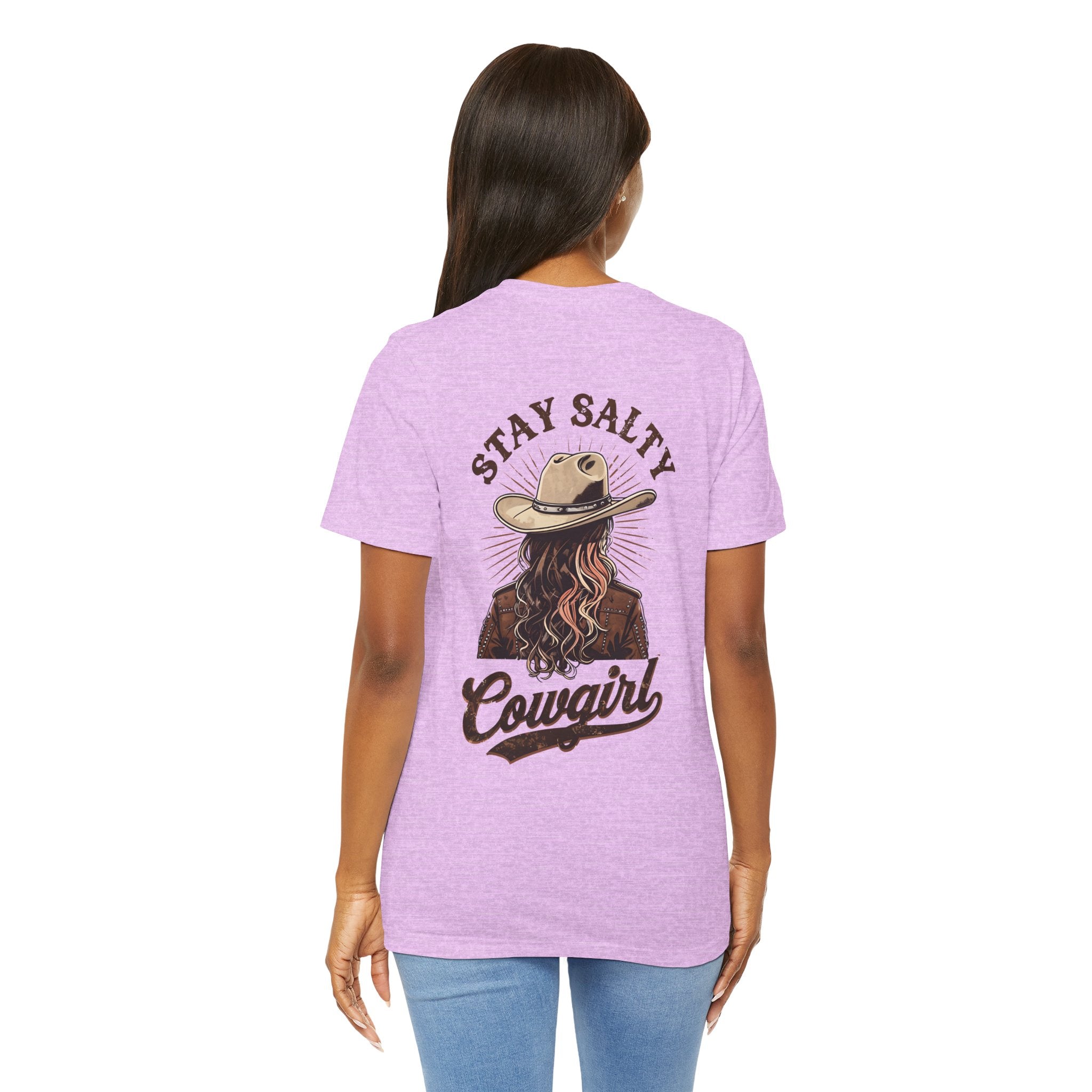 Stay Salty Cowgirl T-Shirt — Western Cowgirl Graphic Tee