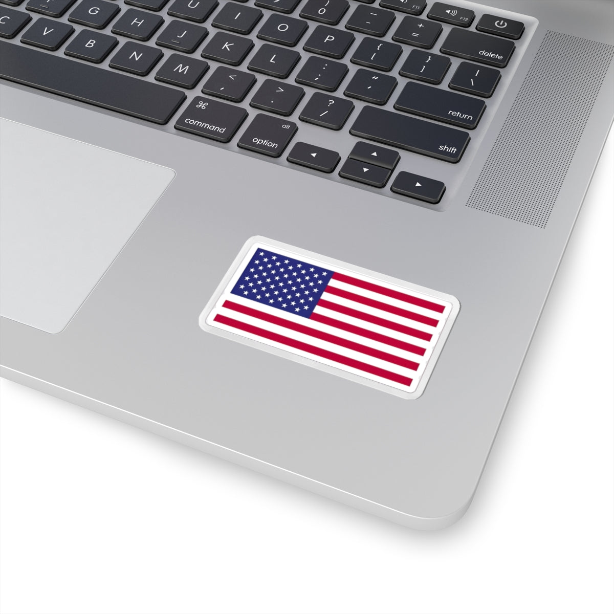 Patriotic USA Flag Kiss-Cut Stickers - Perfect for Laptops, Water Bottles, and Decor