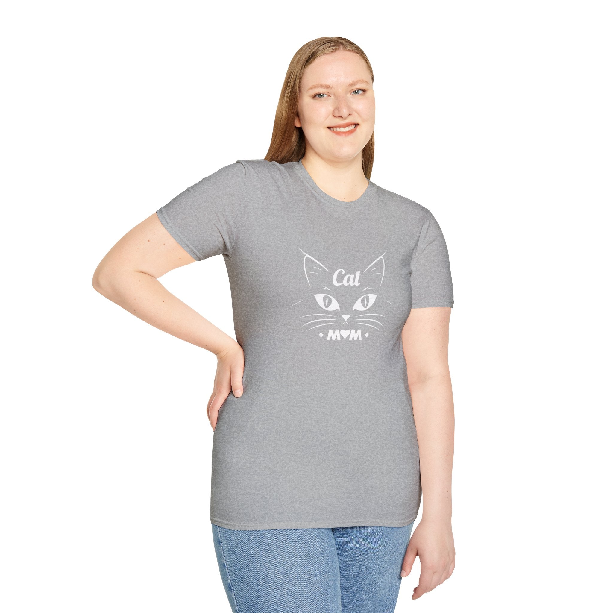 Cat Mom T-Shirt, Cute Cat Lover Tee, Purr-fect Gift for Cat Owners, Animal Lover Apparel, Pet Mom Shirt