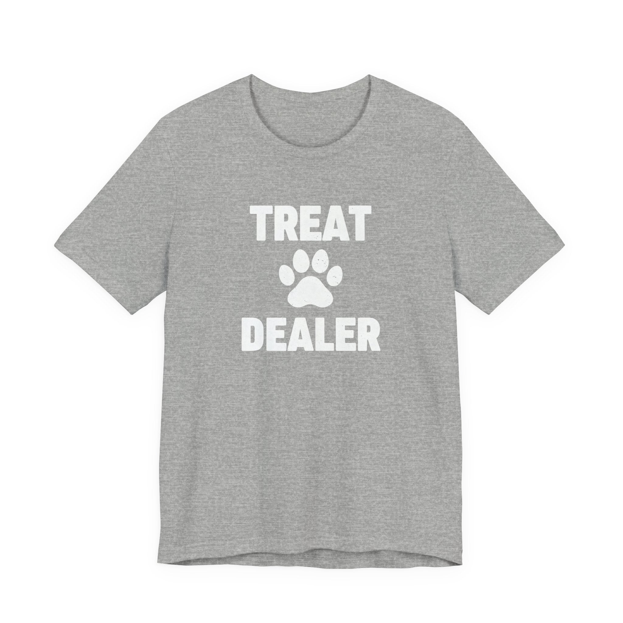 Treat Dealer T-Shirt — Funny Paw Print Tee for Dog Lovers