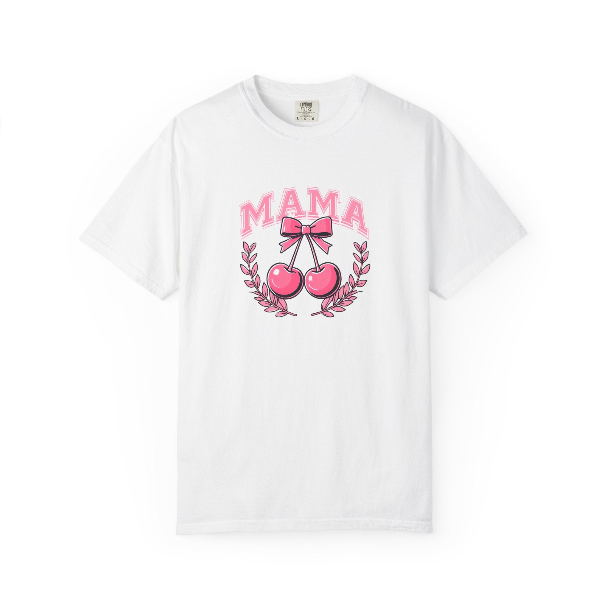 Mama Cherry Graphic T-Shirt | Unisex Apparel for Moms | Gift for Mother's Day, Birthday, Casual Wear, Family Gatherings, Summer Style