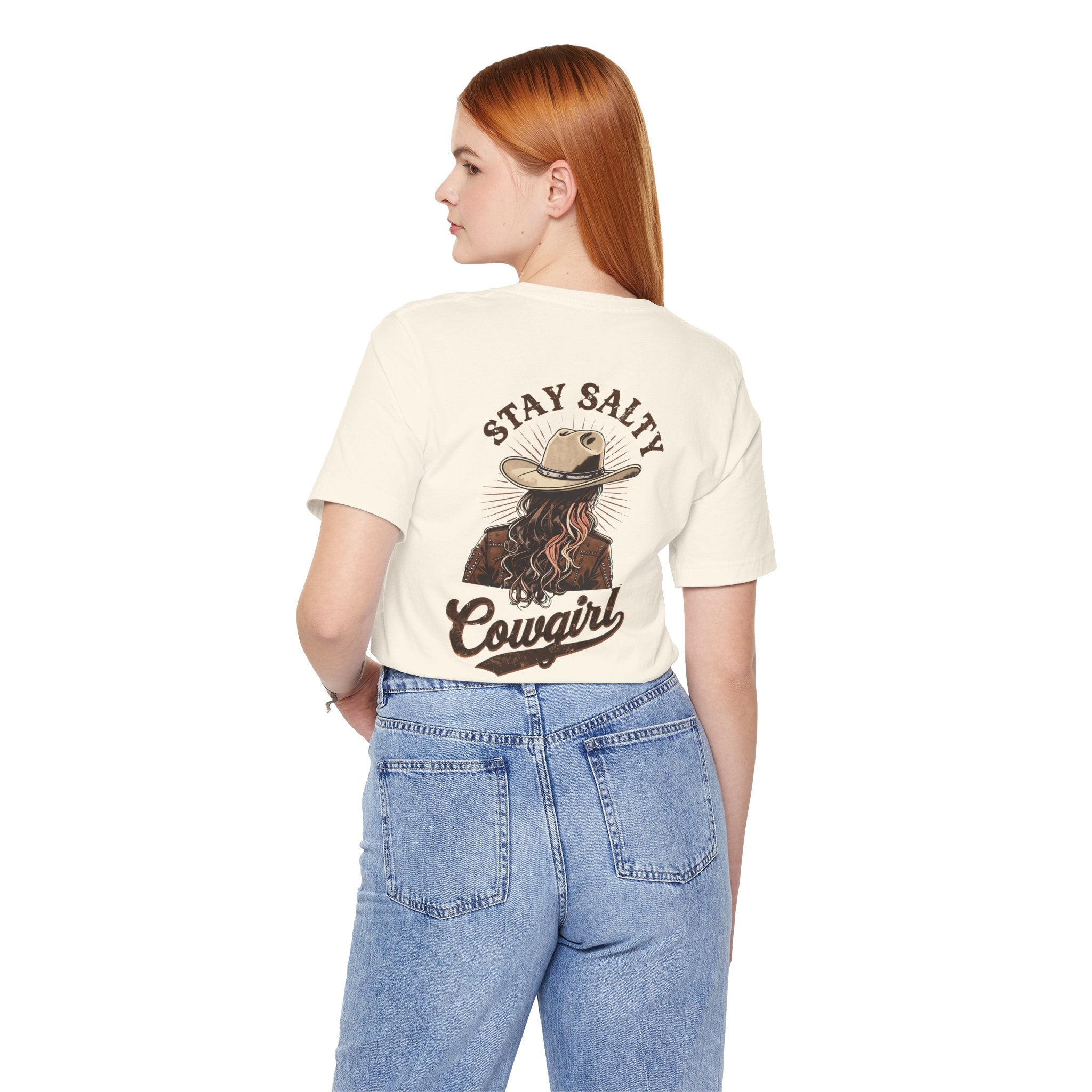 Stay Salty Cowgirl T-Shirt — Western Cowgirl Graphic Tee