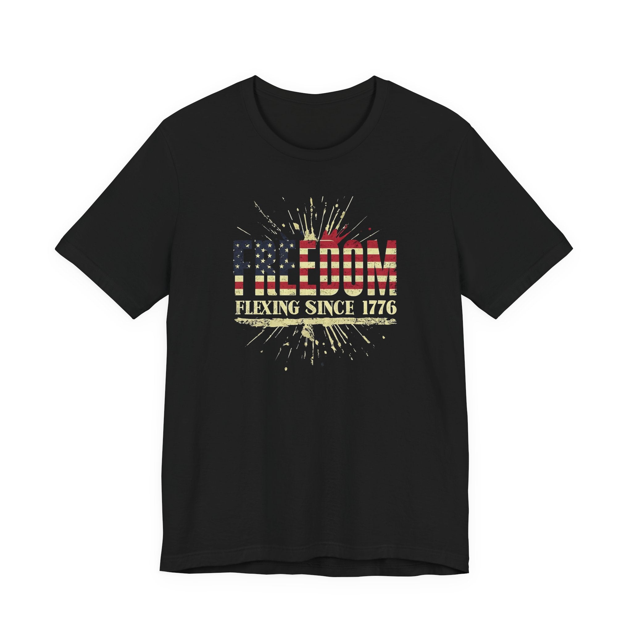 Freedom Flexing Since 1776 T-Shirt — Patriotic Fourth of July Tee