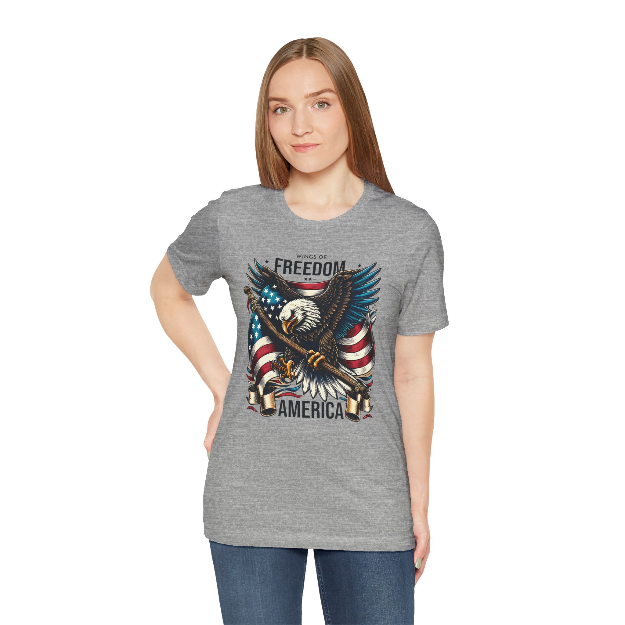 Patriotic Eagle T-Shirt – Freedom America Graphic Tee