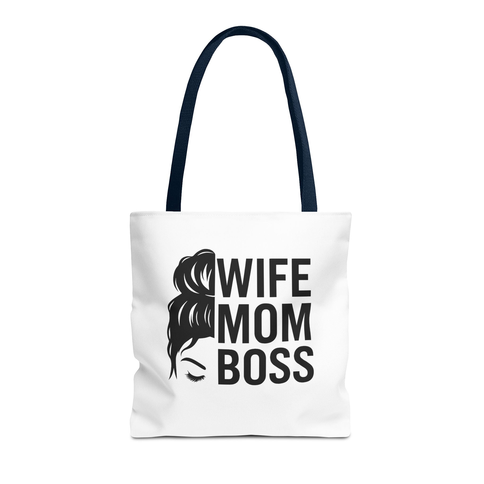 Wife Mom Boss Tote Bag - Chic, Durable Tote for Moms, Stylish Carry-All, Gift for Mother's Day, Work, and Everyday Use