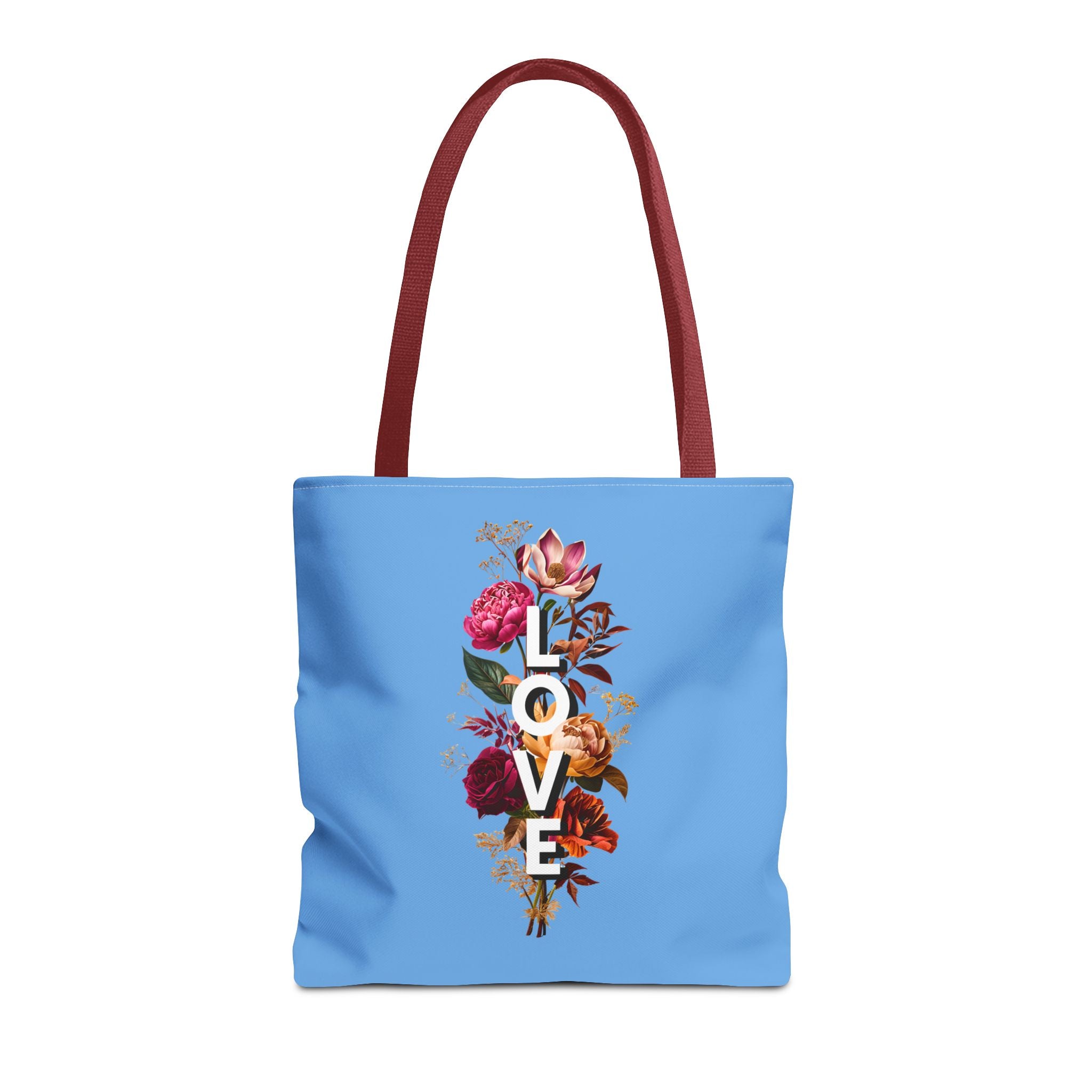Floral Love Tote Bag - Colorful AOP Design for Everyday Style