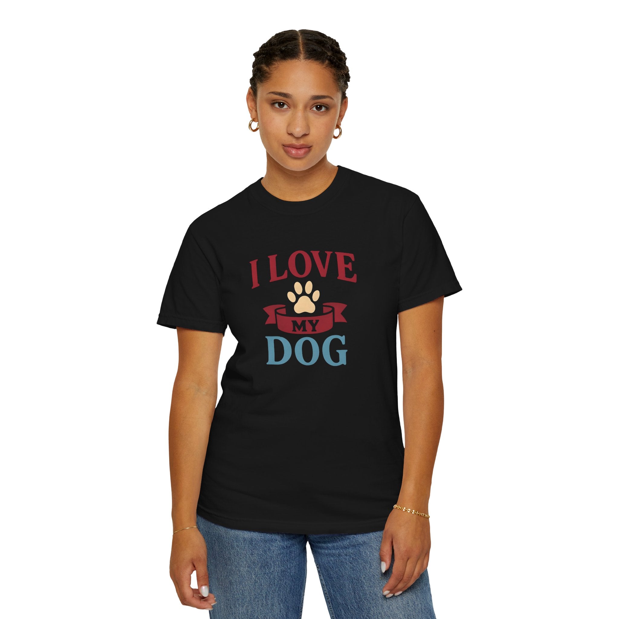 Dog Lover Unisex T-Shirt - I Love My Dog, Cute Pet Apparel, Gift for Dog Owners, Animal Lover Tee, Casual Everyday Style