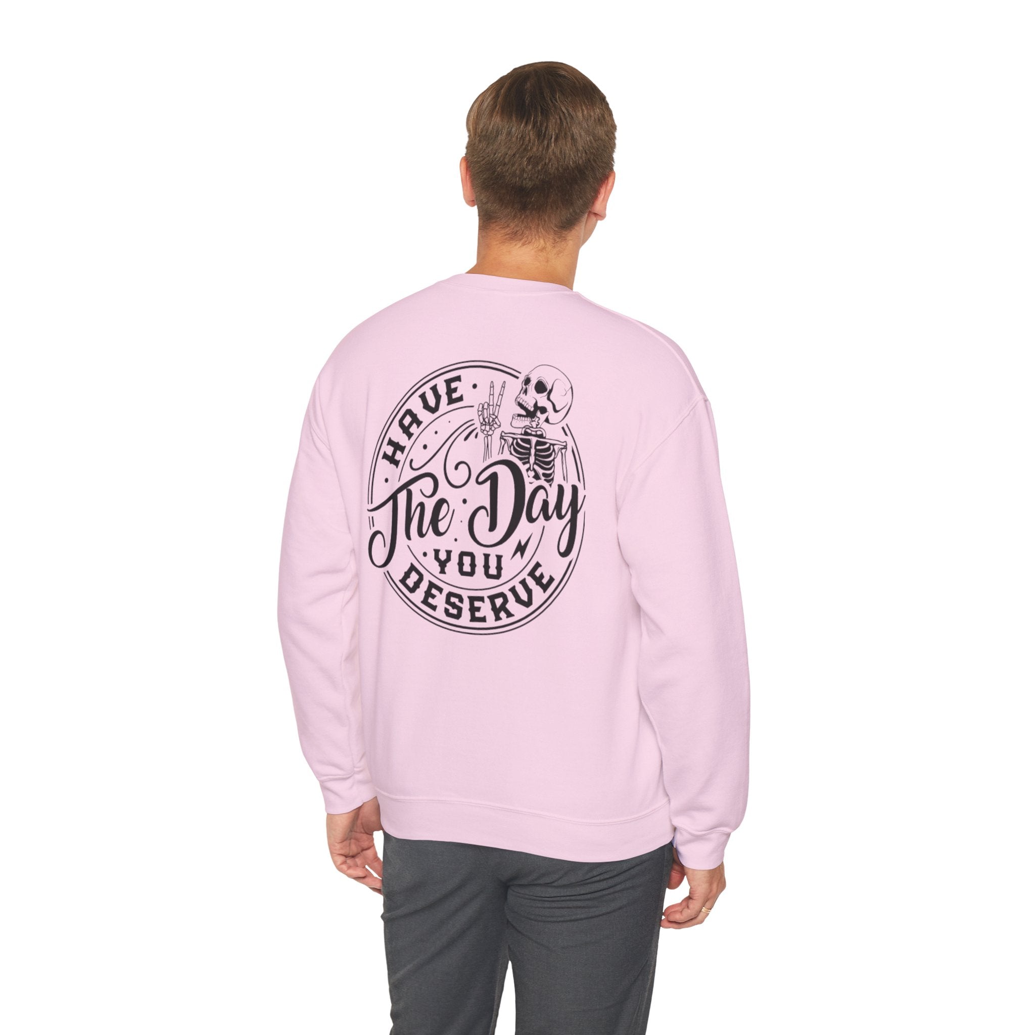 Motivational Skeleton Crewneck Sweatshirt