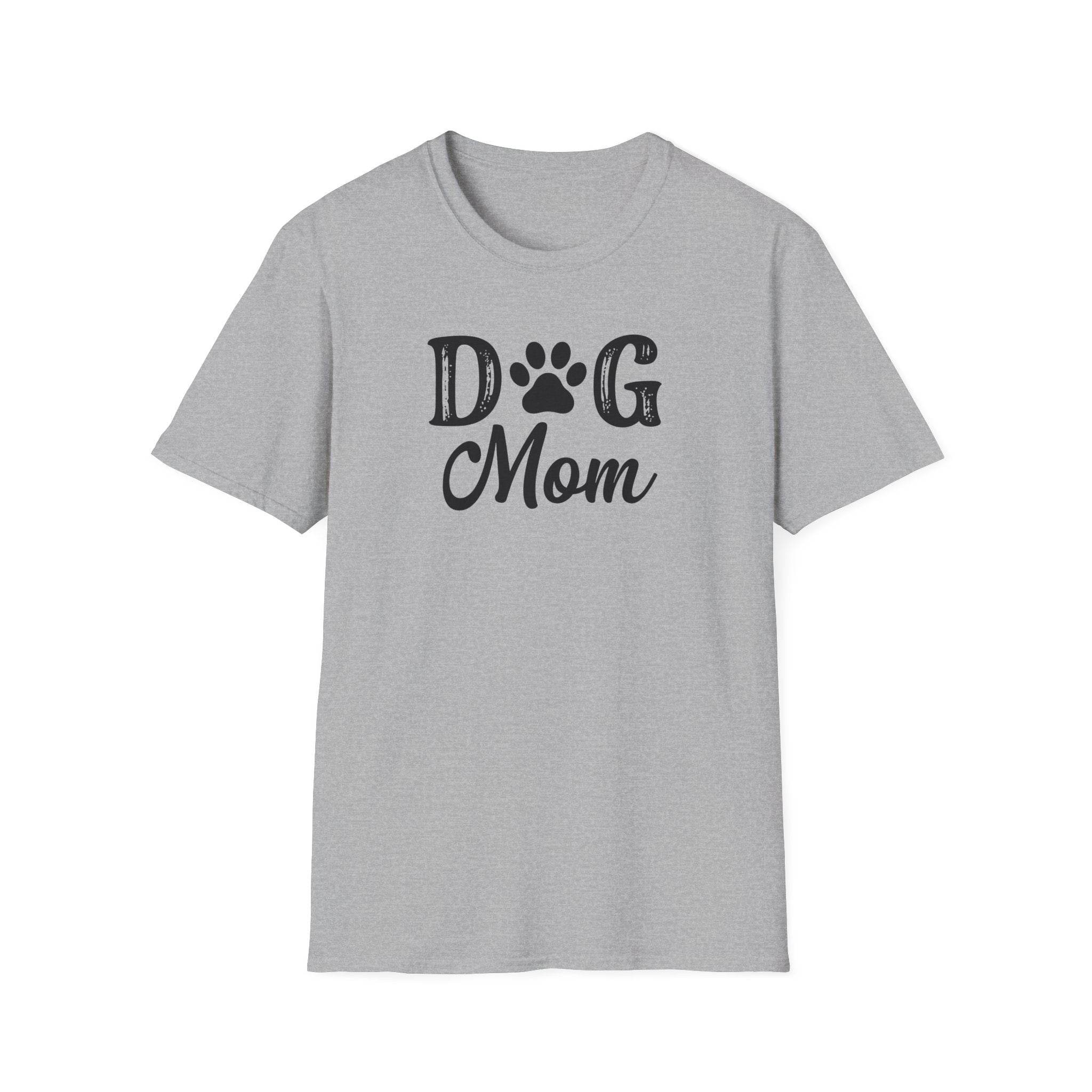 Dog Mom Unisex Softstyle T-Shirt - Comfy Pet Lover Tee