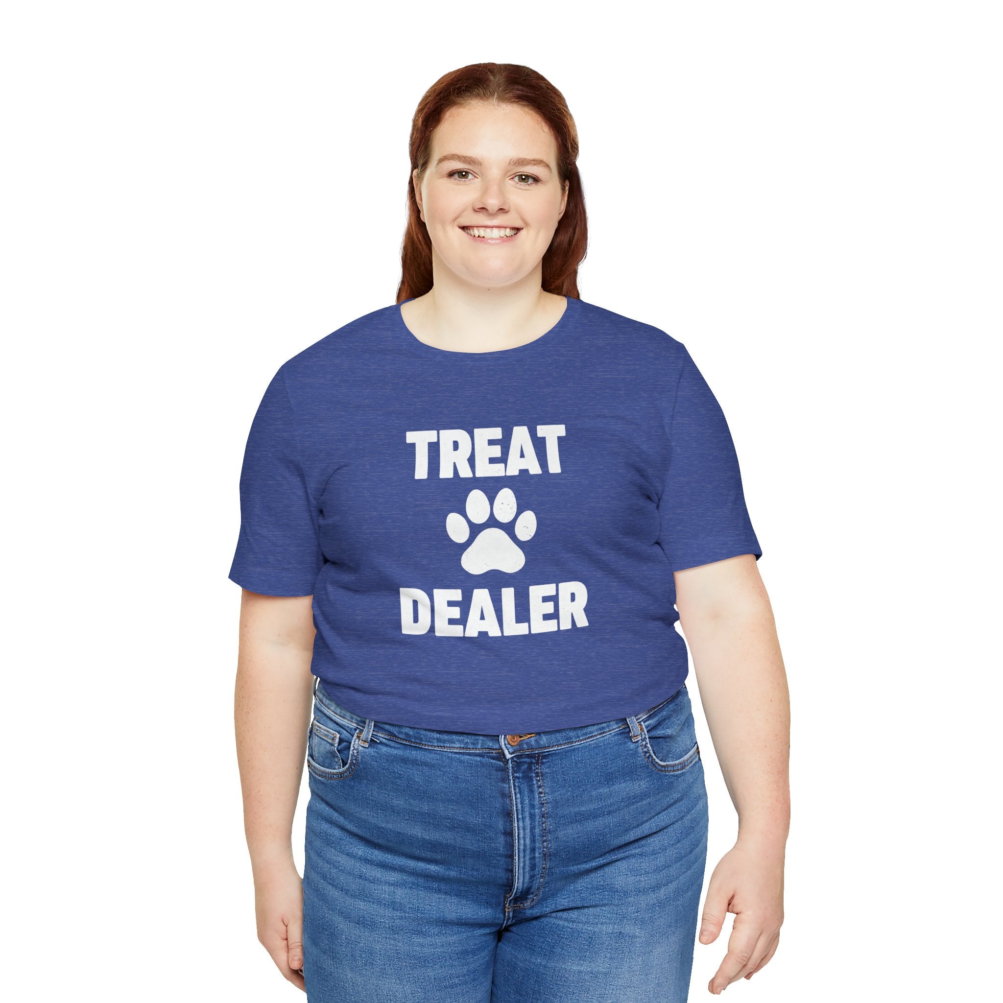Treat Dealer T-Shirt — Funny Paw Print Tee for Dog Lovers