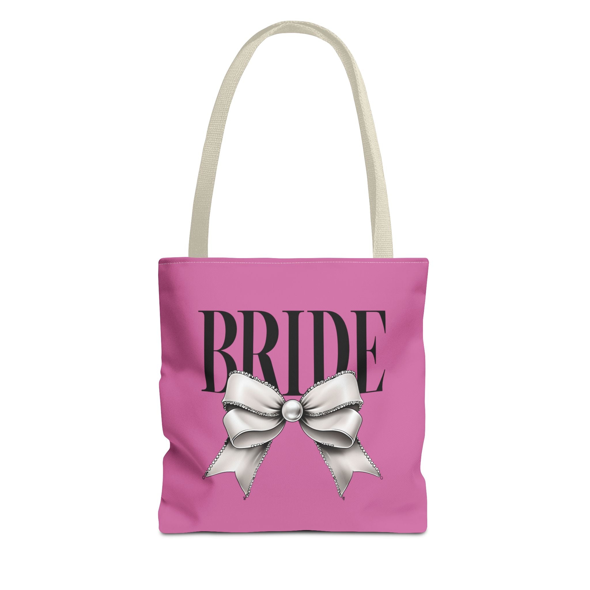 Bride Tote Bag with Bow Design