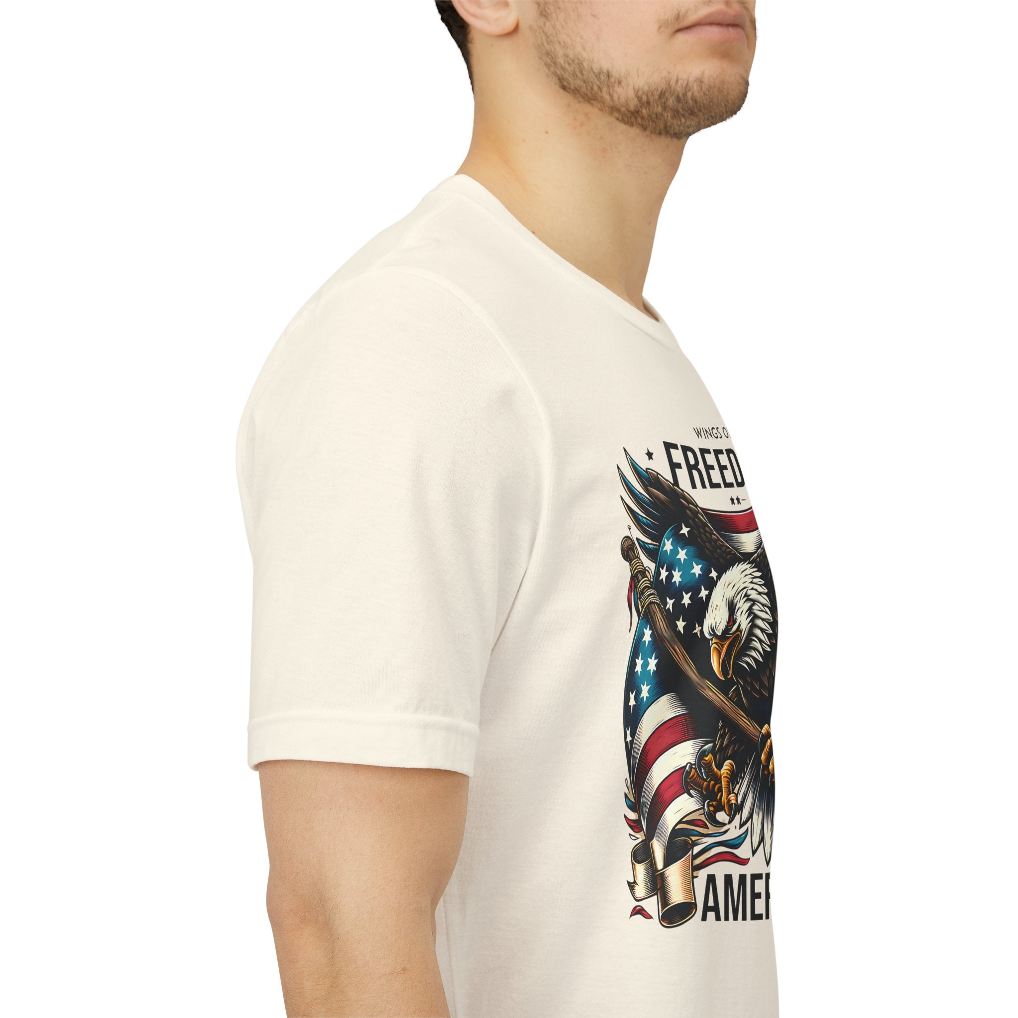 Patriotic Eagle T-Shirt – Freedom America Graphic Tee