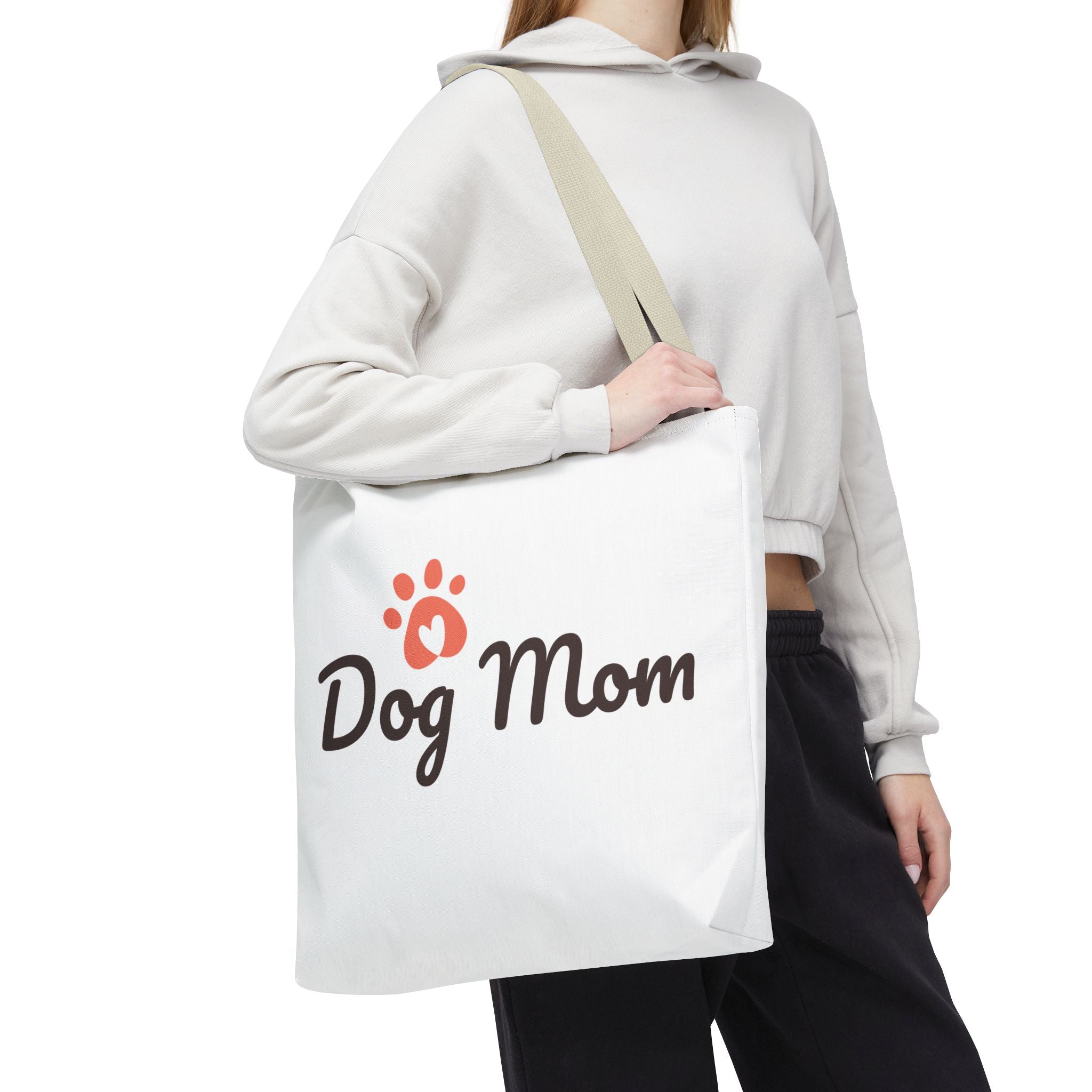 Dog Mom Tote Bag - Perfect for Pet Lovers, Gifts for Pet Moms, Dog Themed Accessories, Everyday Use, Sustainable Fashion