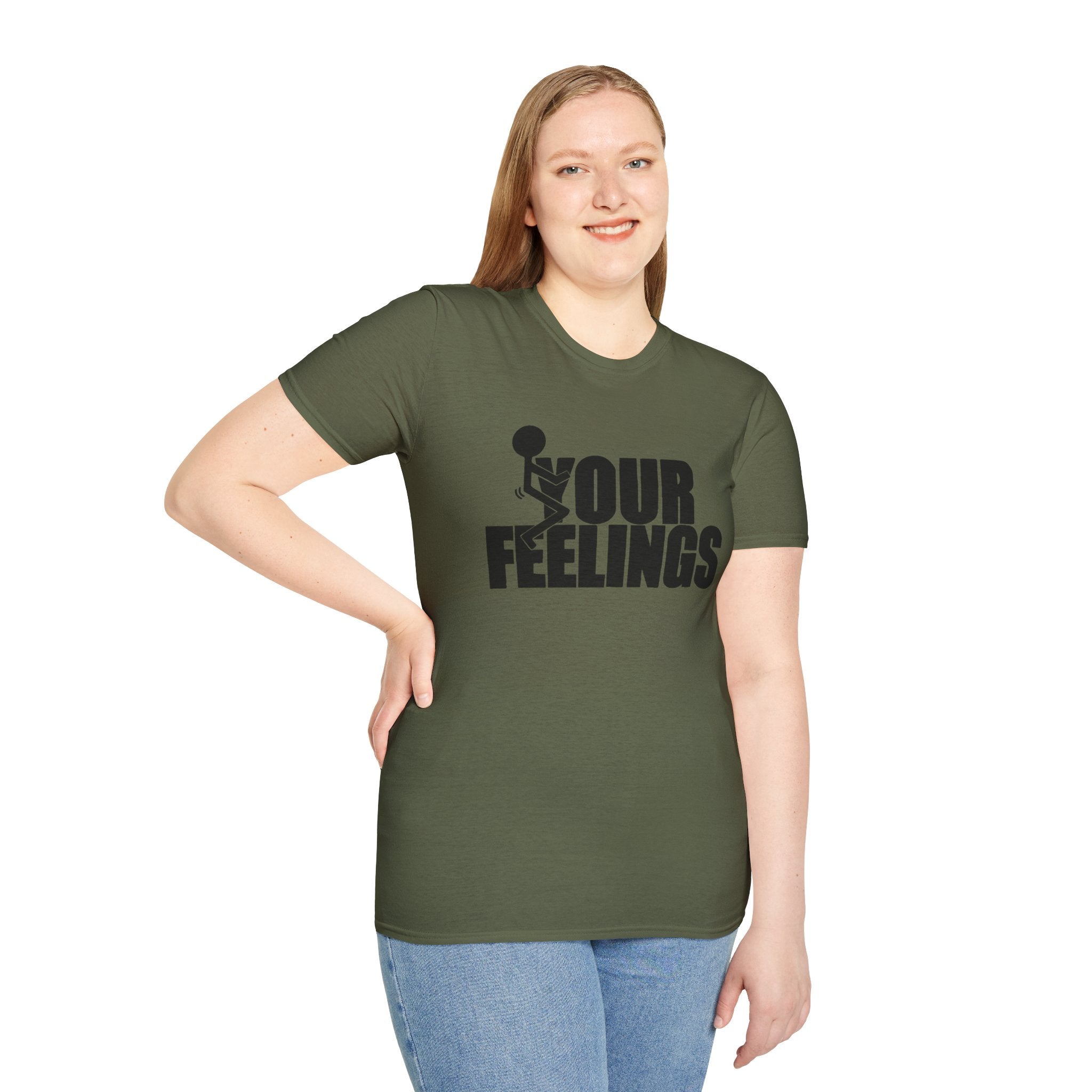 Emotional Expressive Tee - Unisex Softstyle T-Shirt, Our Feelings Shirt, Casual Wear, Gift for Friends, Mood Shirt, Everyday Humor
