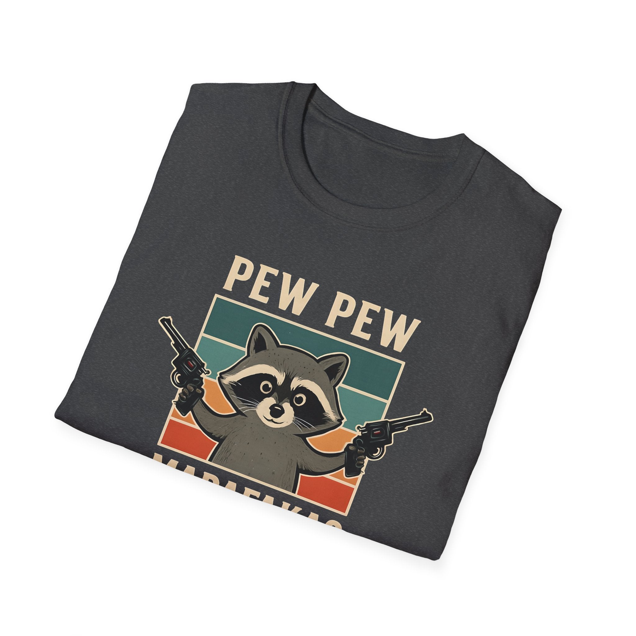 Pew Pew Raccoon Unisex T-Shirt