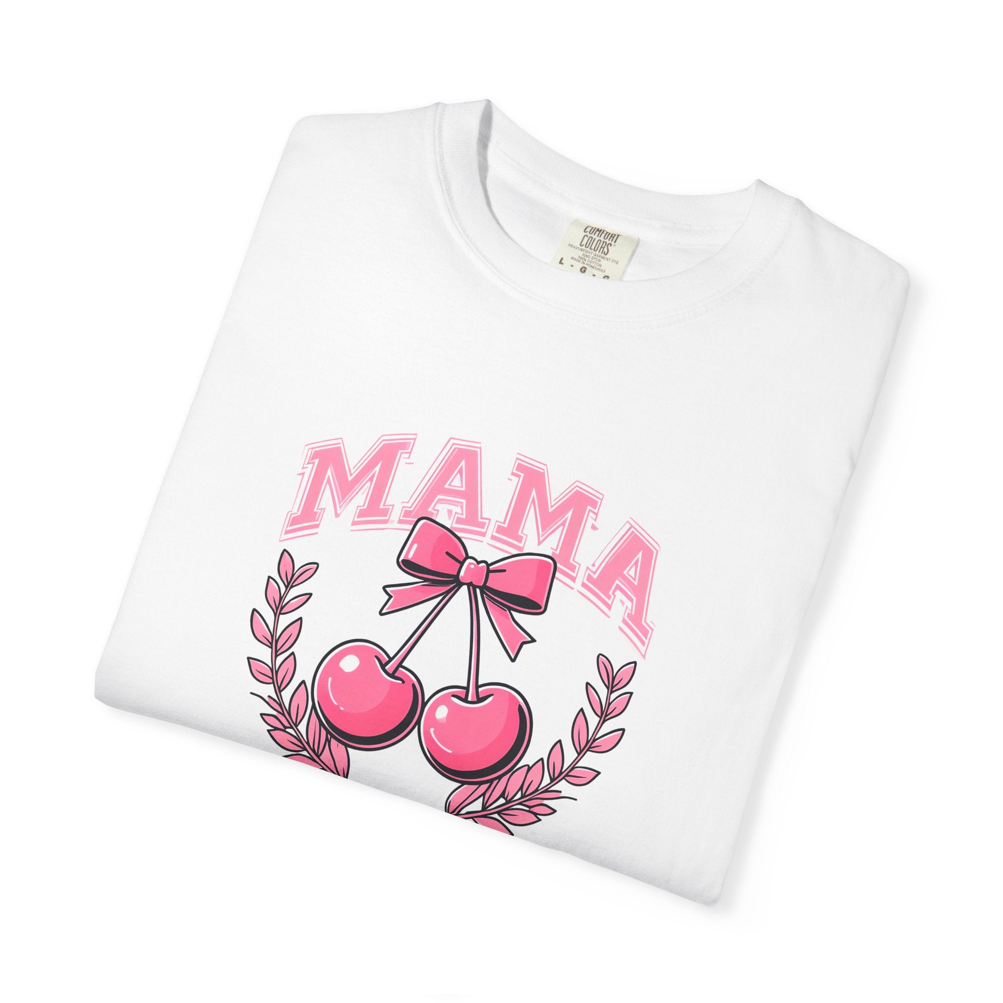 Mama Cherry Graphic T-Shirt | Unisex Apparel for Moms | Gift for Mother's Day, Birthday, Casual Wear, Family Gatherings, Summer Style