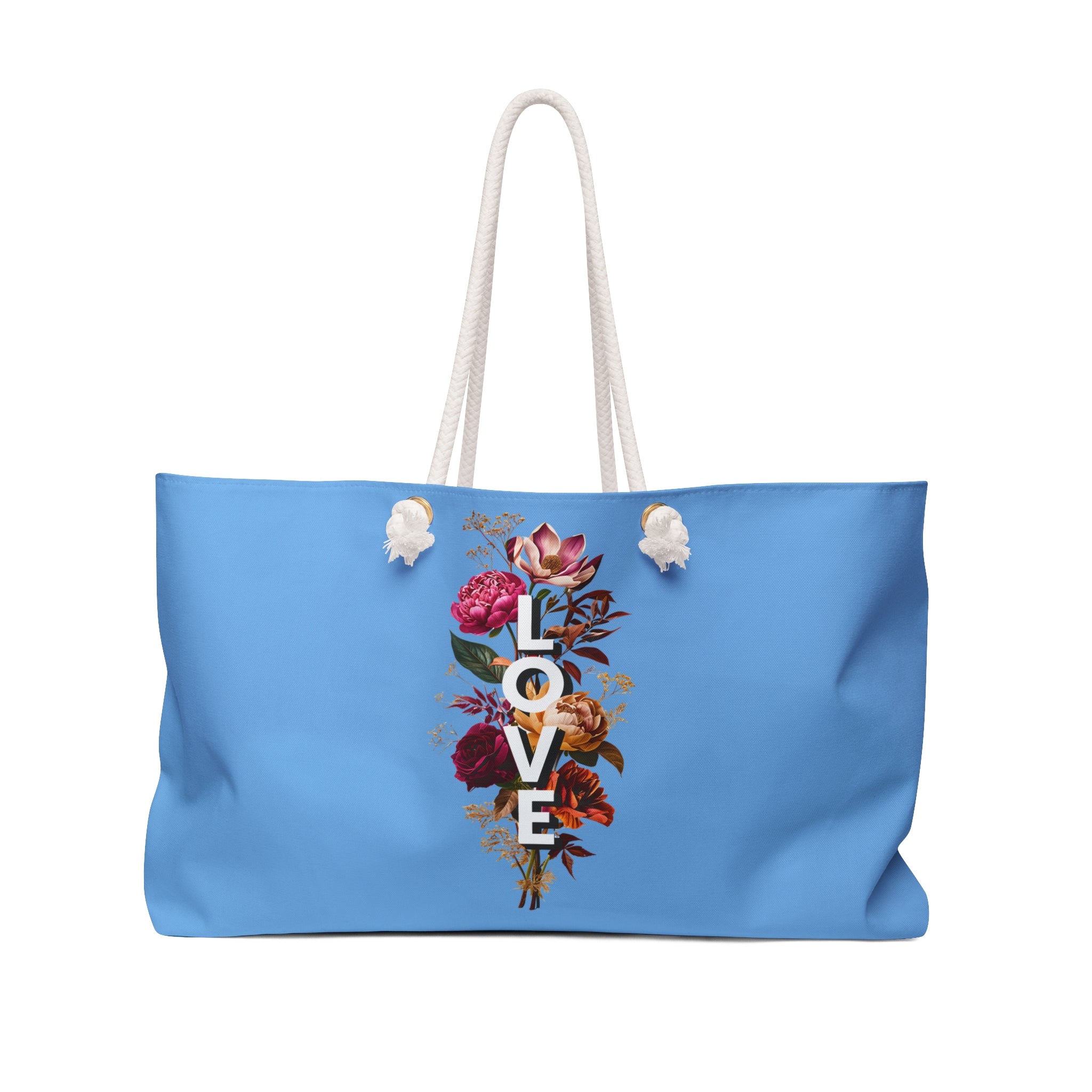 Floral Love Weekender Bag - Stylish Travel Tote for Getaways