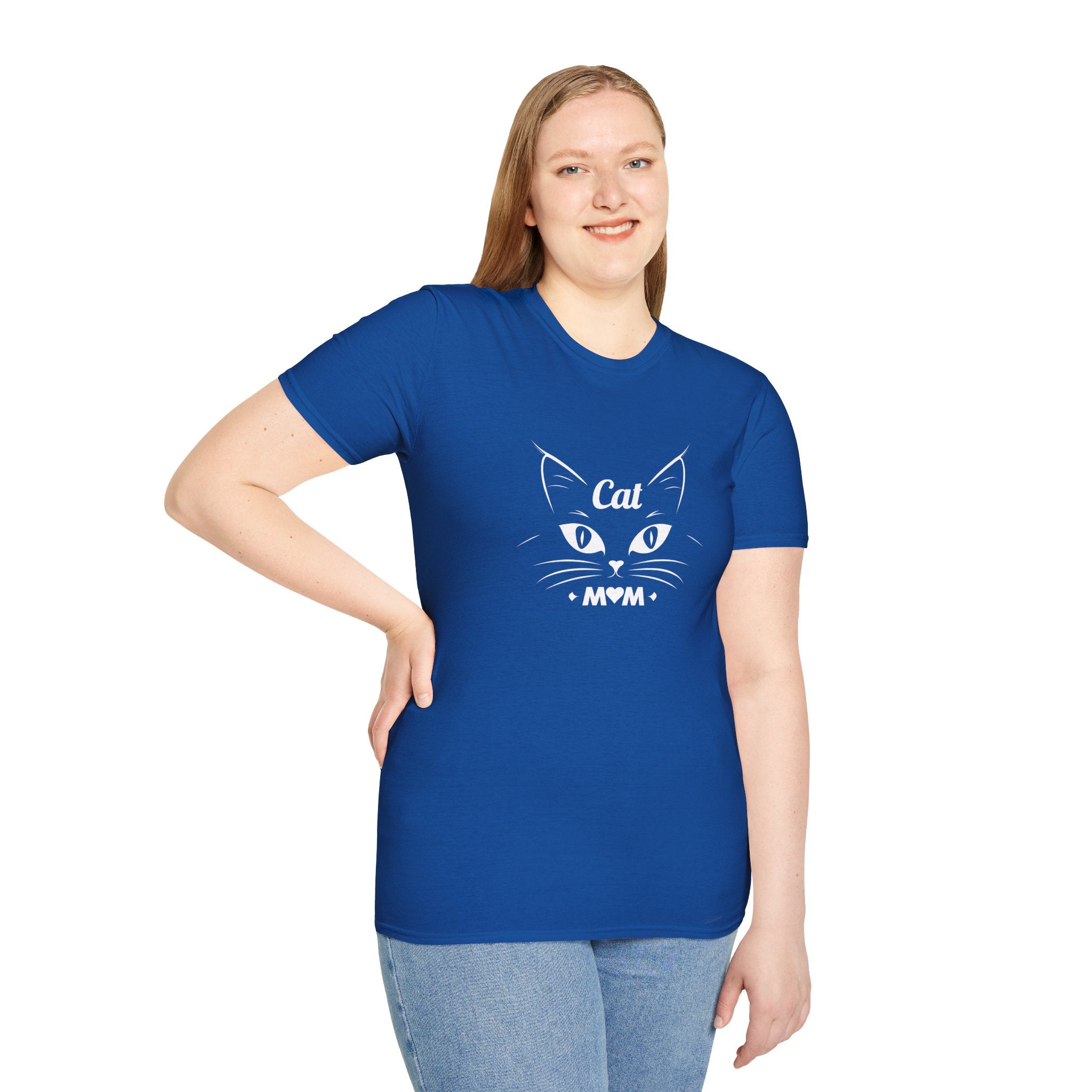 Cat Mom T-Shirt, Cute Cat Lover Tee, Purr-fect Gift for Cat Owners, Animal Lover Apparel, Pet Mom Shirt