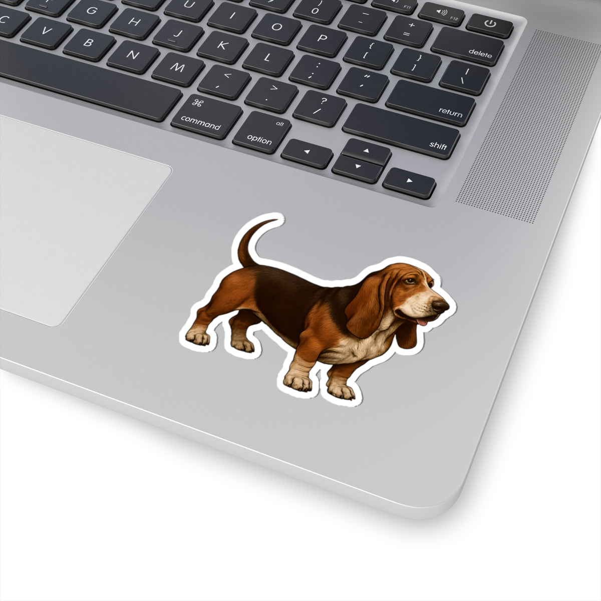 Basset Hound Kiss-Cut Stickers | Dog Lover Gift, Laptop Decor, Pet Accessories, Cute Dog Stickers, Animal Stickers