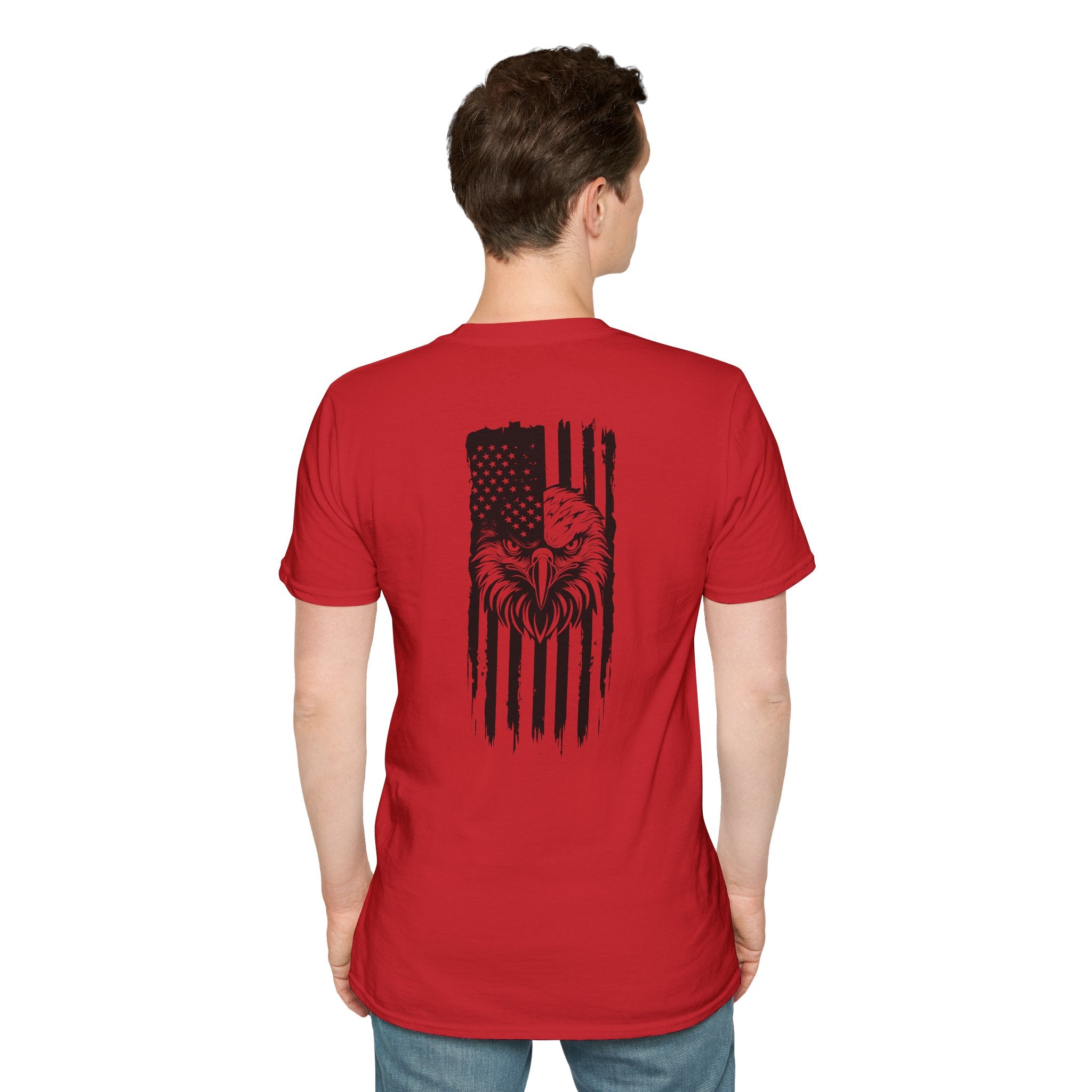 Patriotic Eagle Graphic T-Shirt
