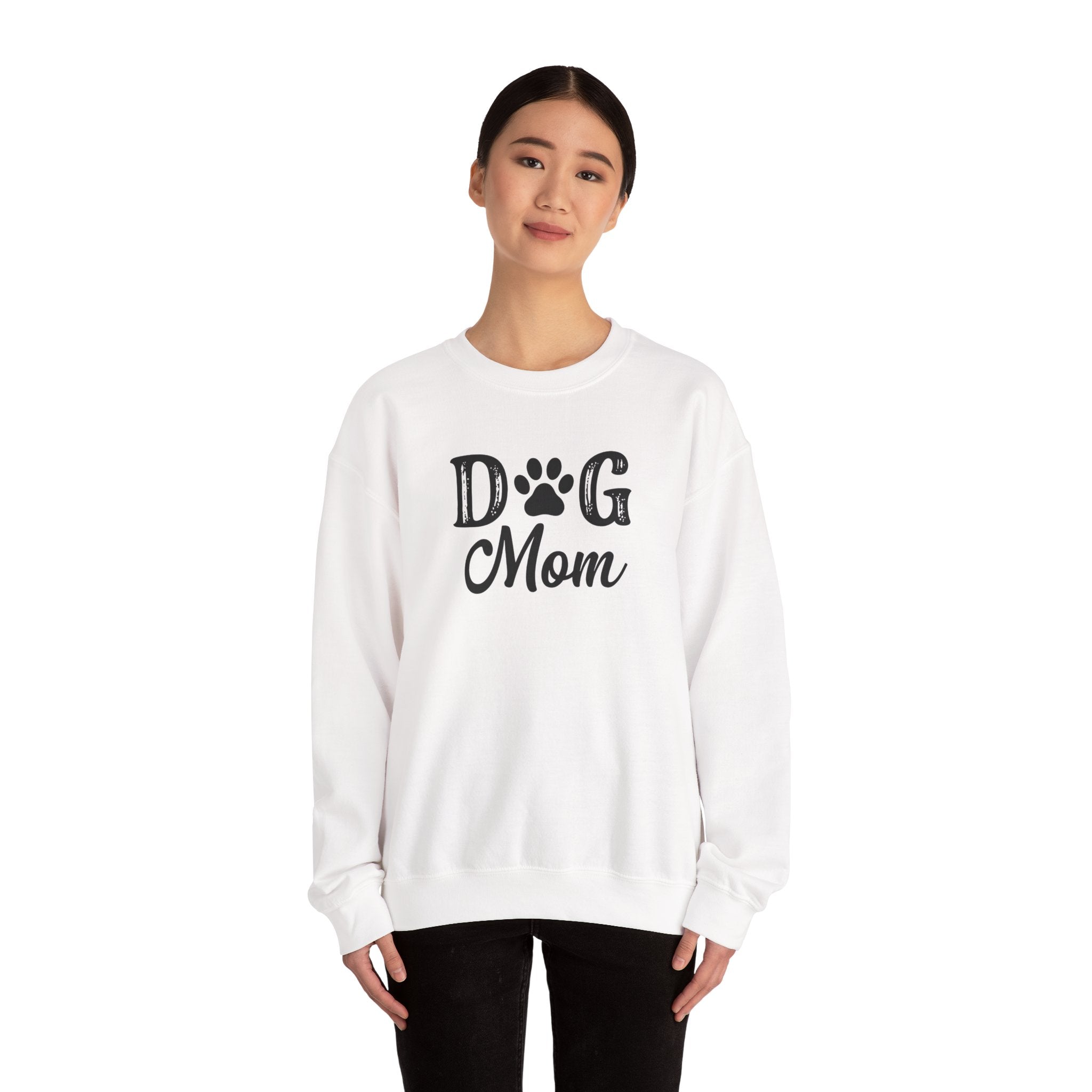 Dog Mom Crewneck Sweatshirt - Cozy Gift for Pet Lovers